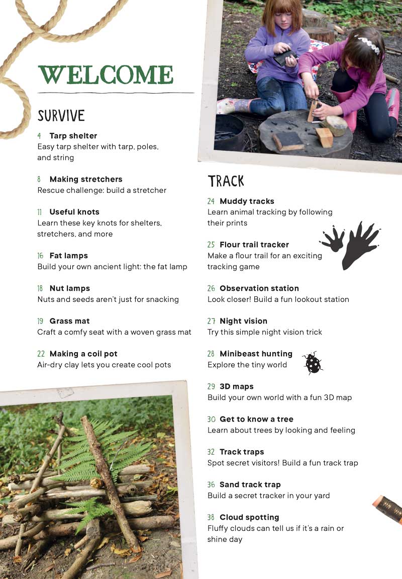 Wild Days - Outdoor Activities Guide For Kids: 50 Easy-To-Follow Projects, New Skills, Explore Nature, Tracking Wildlife, Building Nests, Leaf Printing, Shelters, Camp Fire, Bubbles, Games & More!