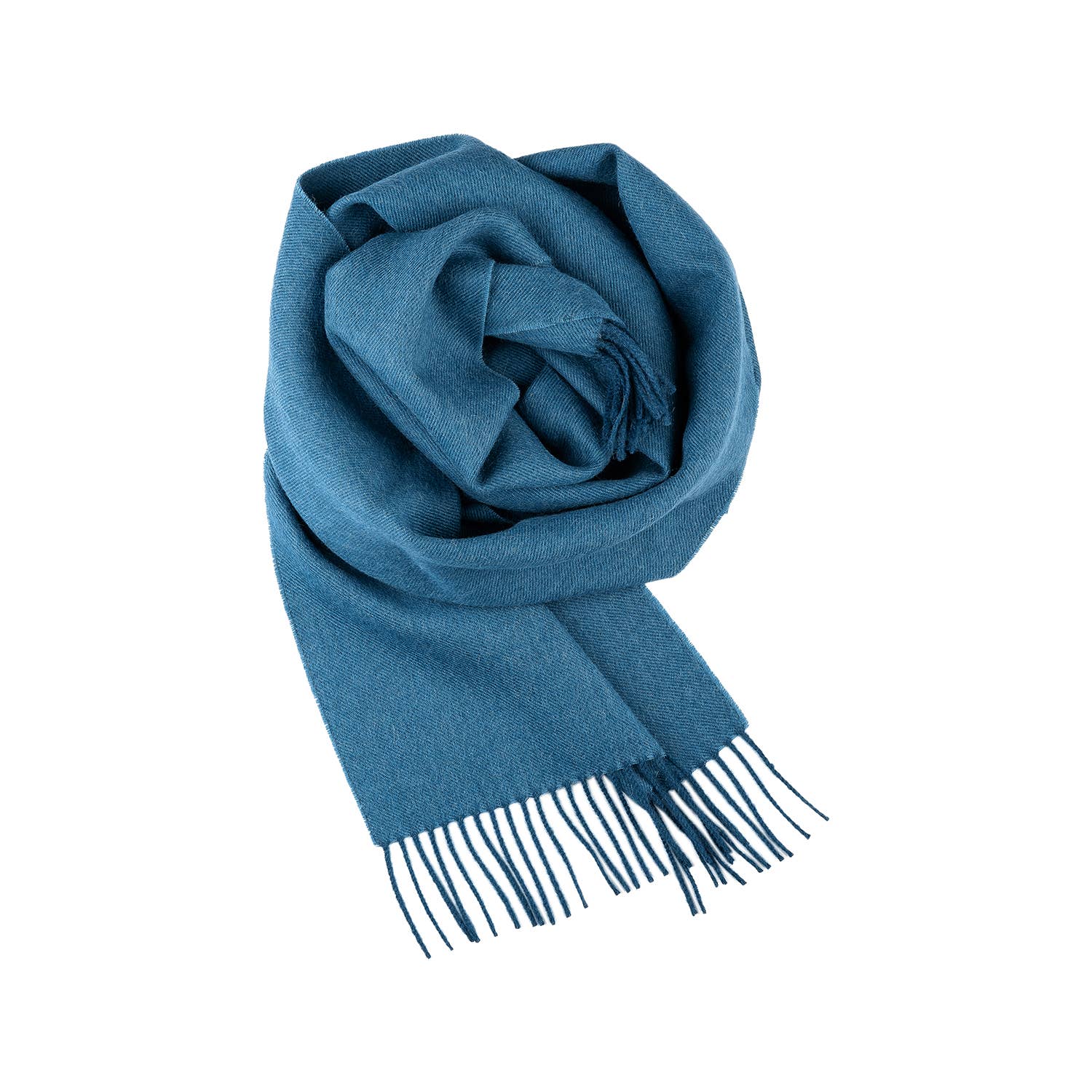 100% Baby Alpaca Scarf - Blue Jean