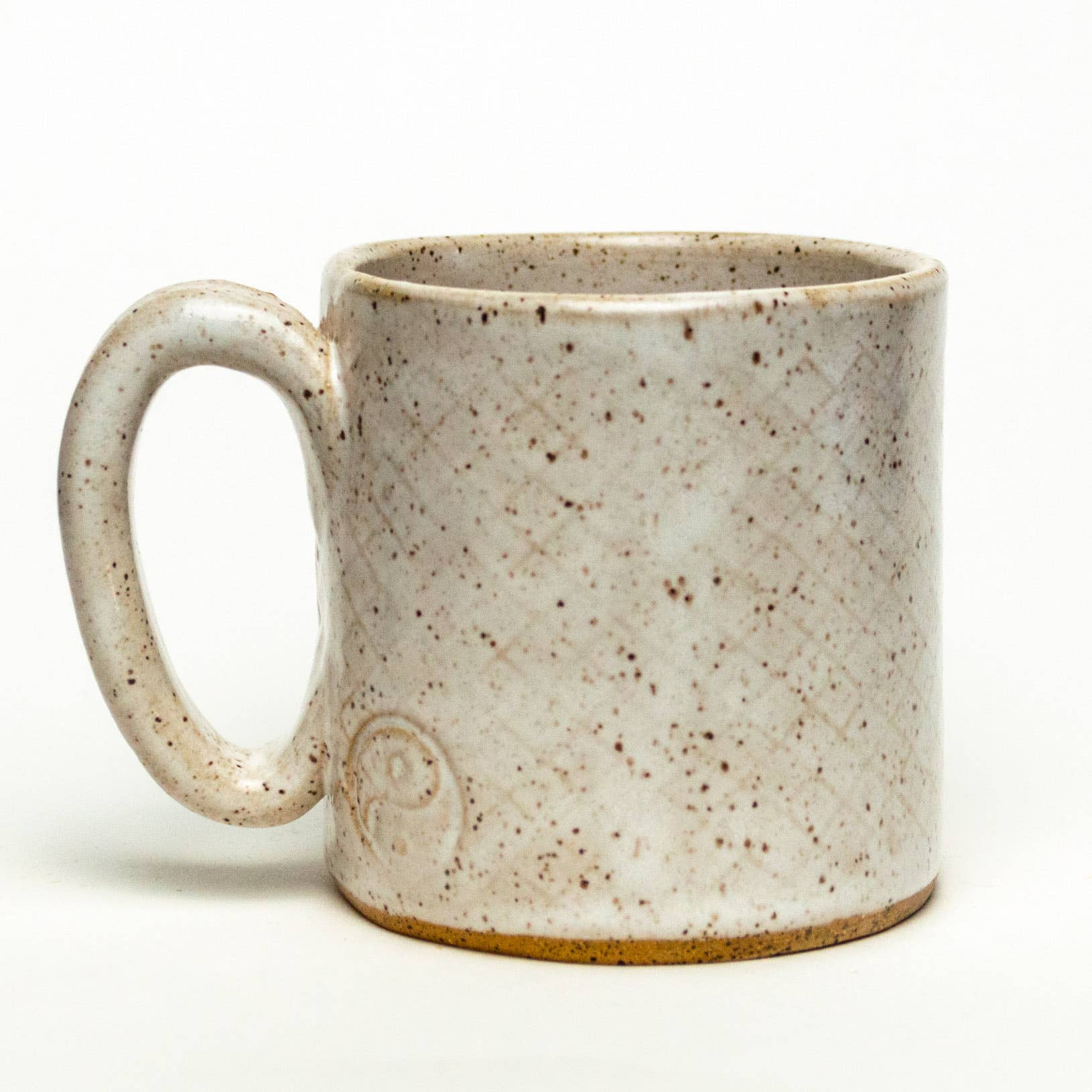 Woodpecker Design Handmade, in Ohio, Ceramic White 10oz