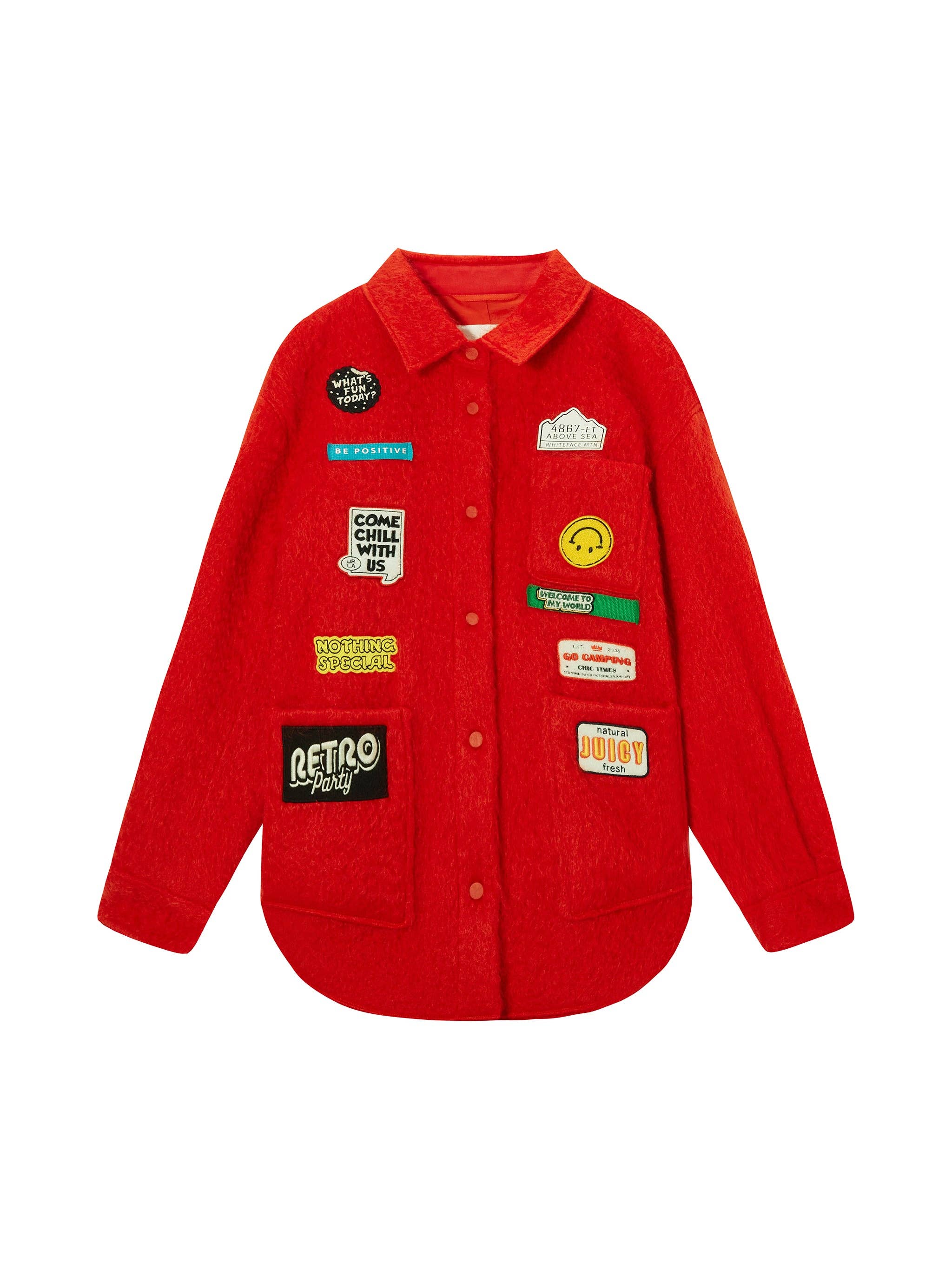 "Optimism & Positivity" Mohair Chore Jacket