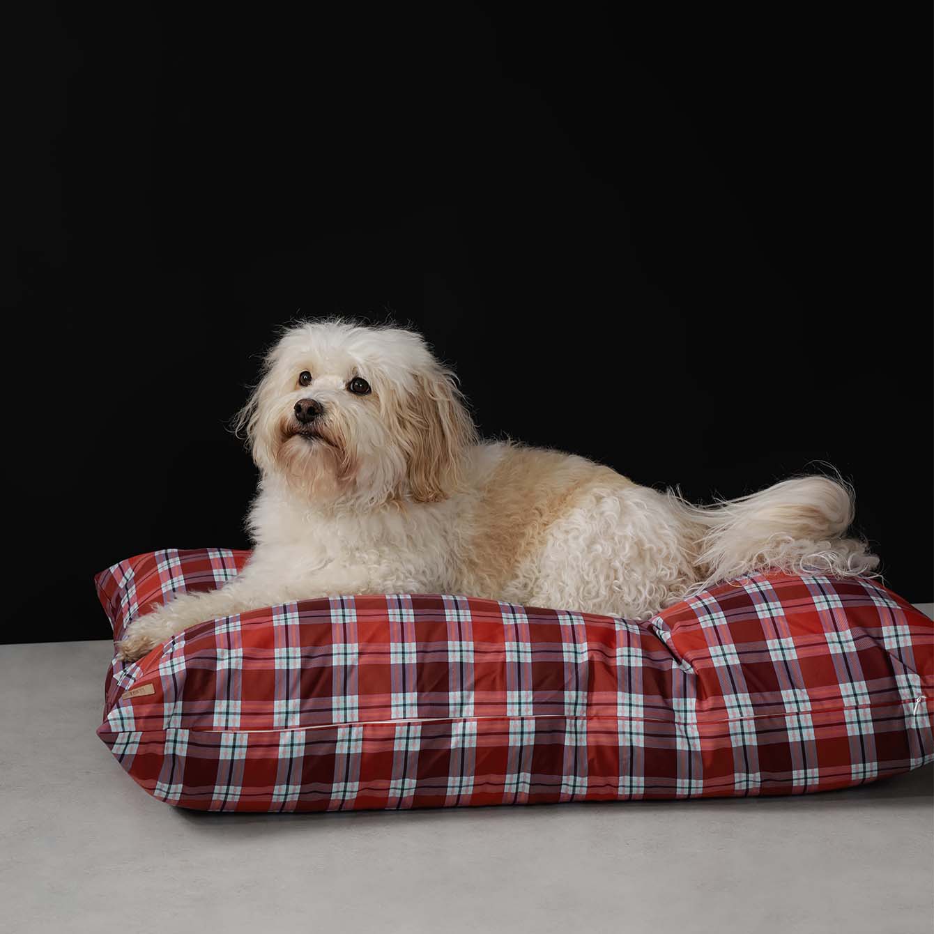 Rustle Plaid Dog Bed