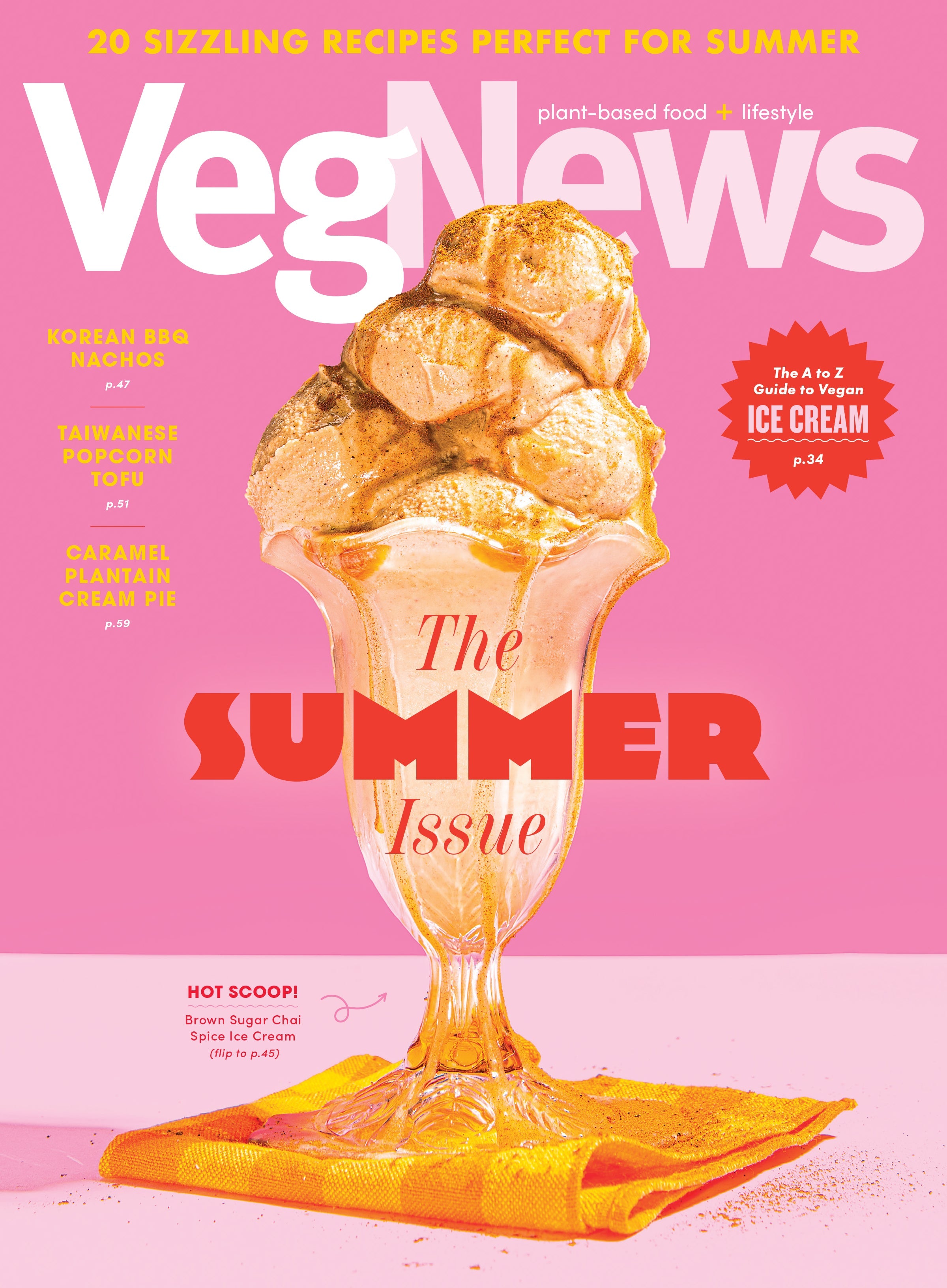 VegNews - Summer 2024: 20 Summer Recipes, Korean BBQ Nachos, Taiwanese Popcorn Tofu, A To Z Guide To Vegan Ice Cream, AI & Vegan Food, Vegan Weddings, Zero-Waste Skincare, New Cookbooks & More!