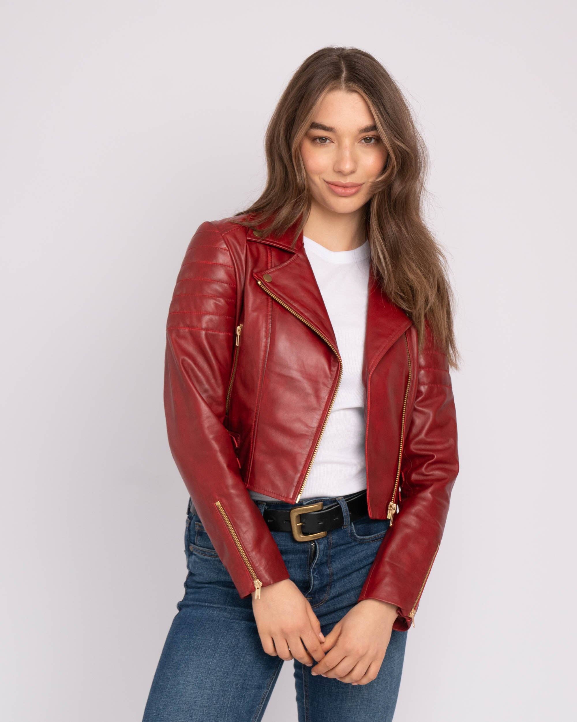 Eureka | Leather Biker Jacket