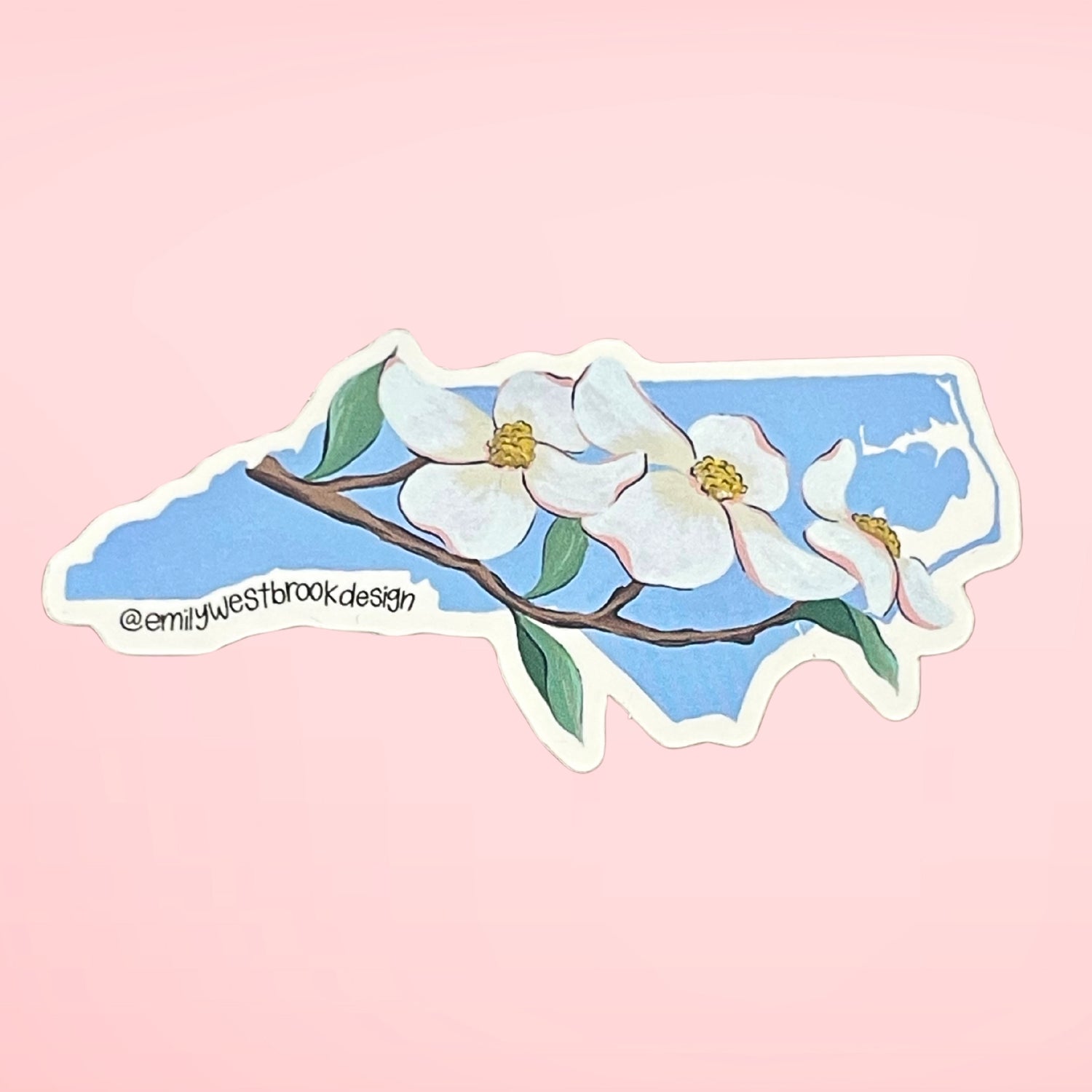 North Carolina State Flower Sticker