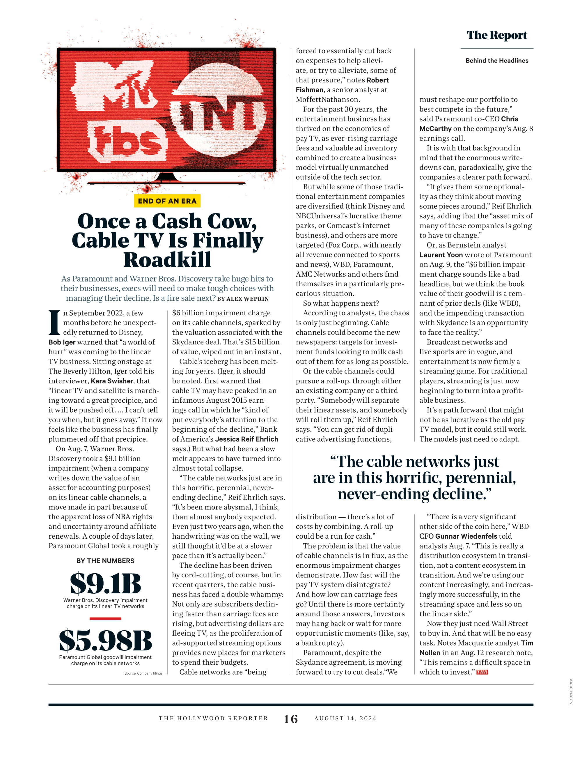 The Hollywood Reporter - 24.08.14 Edition: Demi Lovato Steps Behind The Camera For Brutally Candid Look At Young Fame, 50 Most Powerful Players In Kids Entertainment & Carol Burnett Talk Palm Royale!