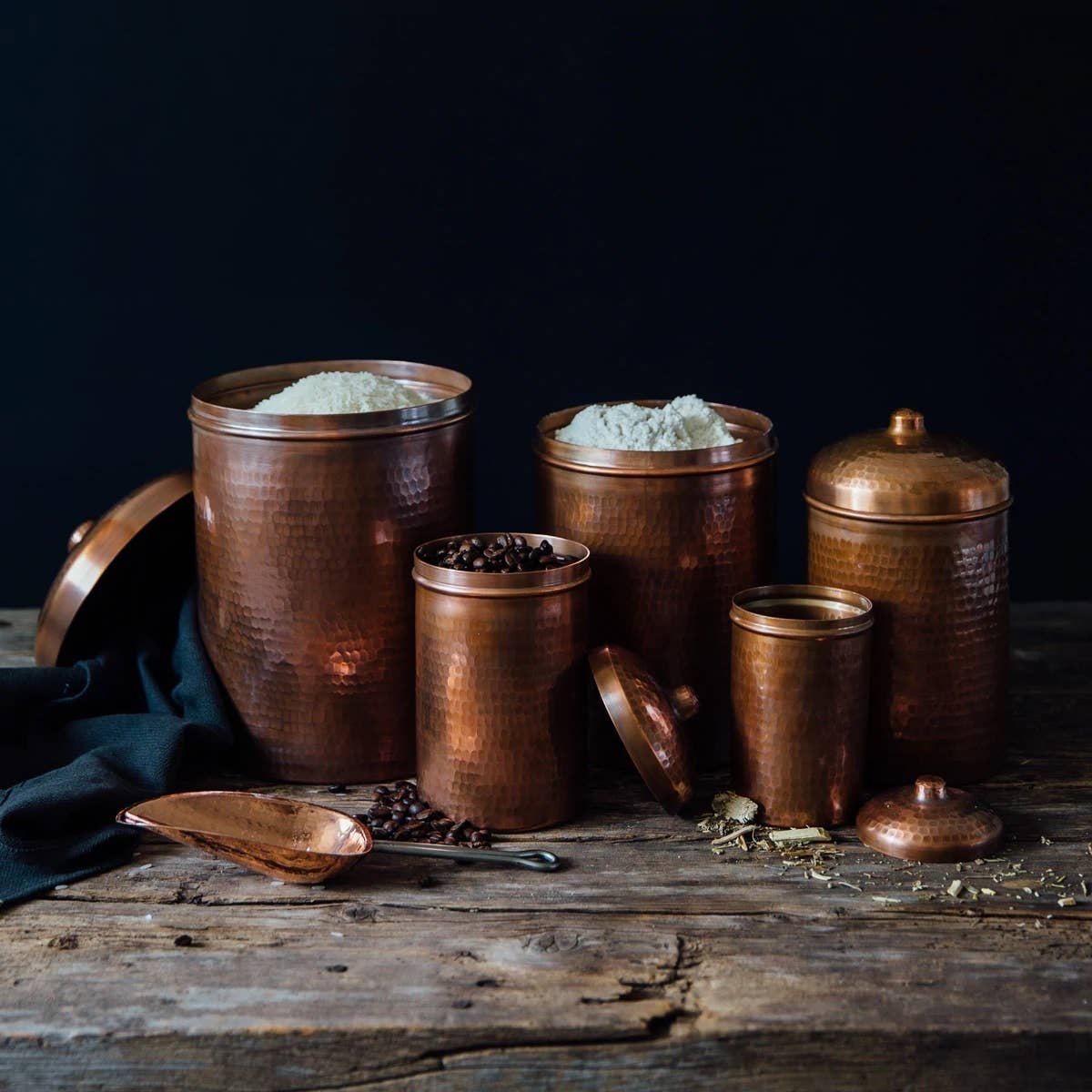Kitchen Canisters, Set of 3