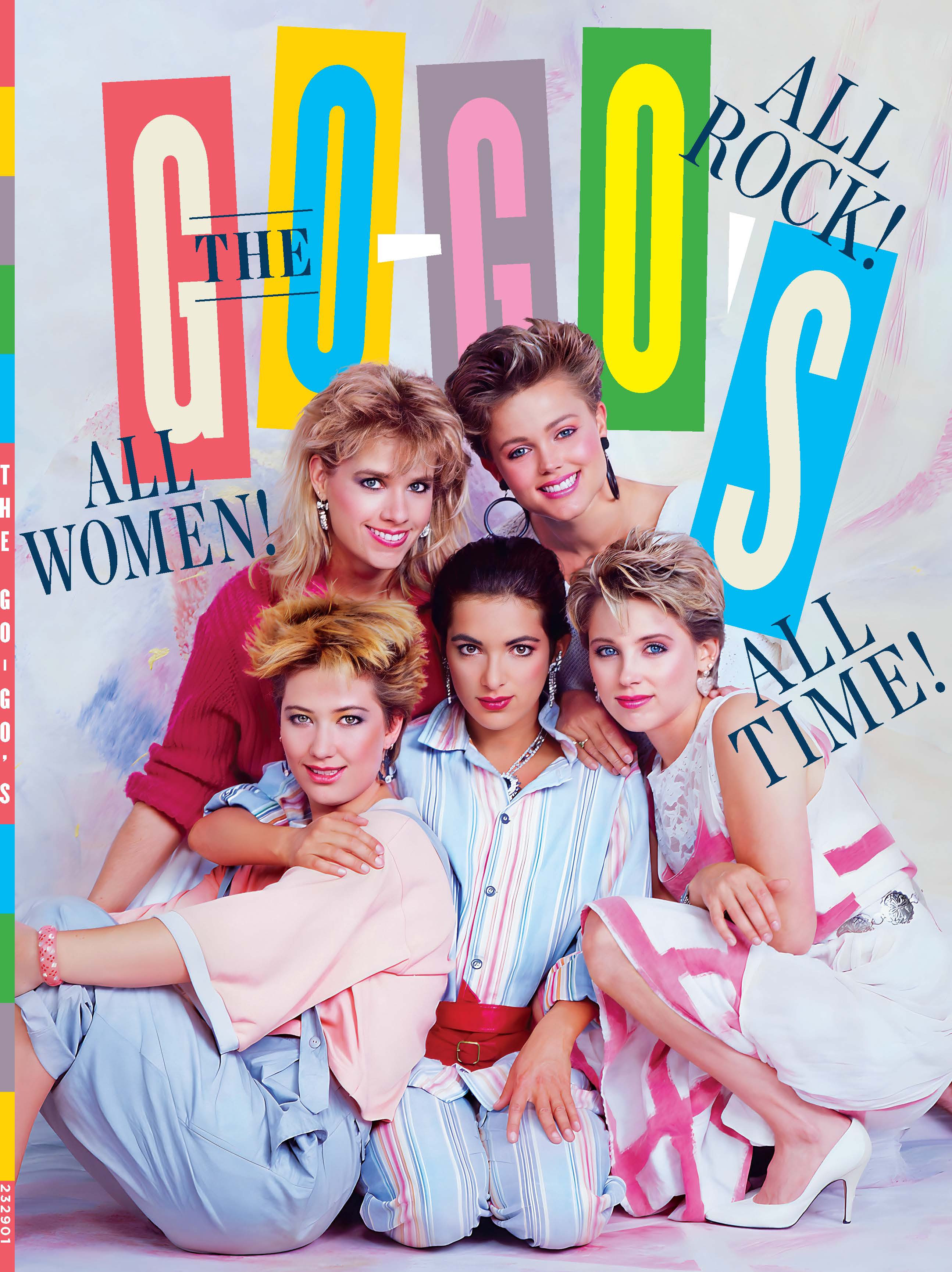 The Go-Gos - All Rocks All Women All Time: Belinda Carlisle, Jane Wiedlin, Charlotte Caffey, Gina Schock, and Kathy Valentine