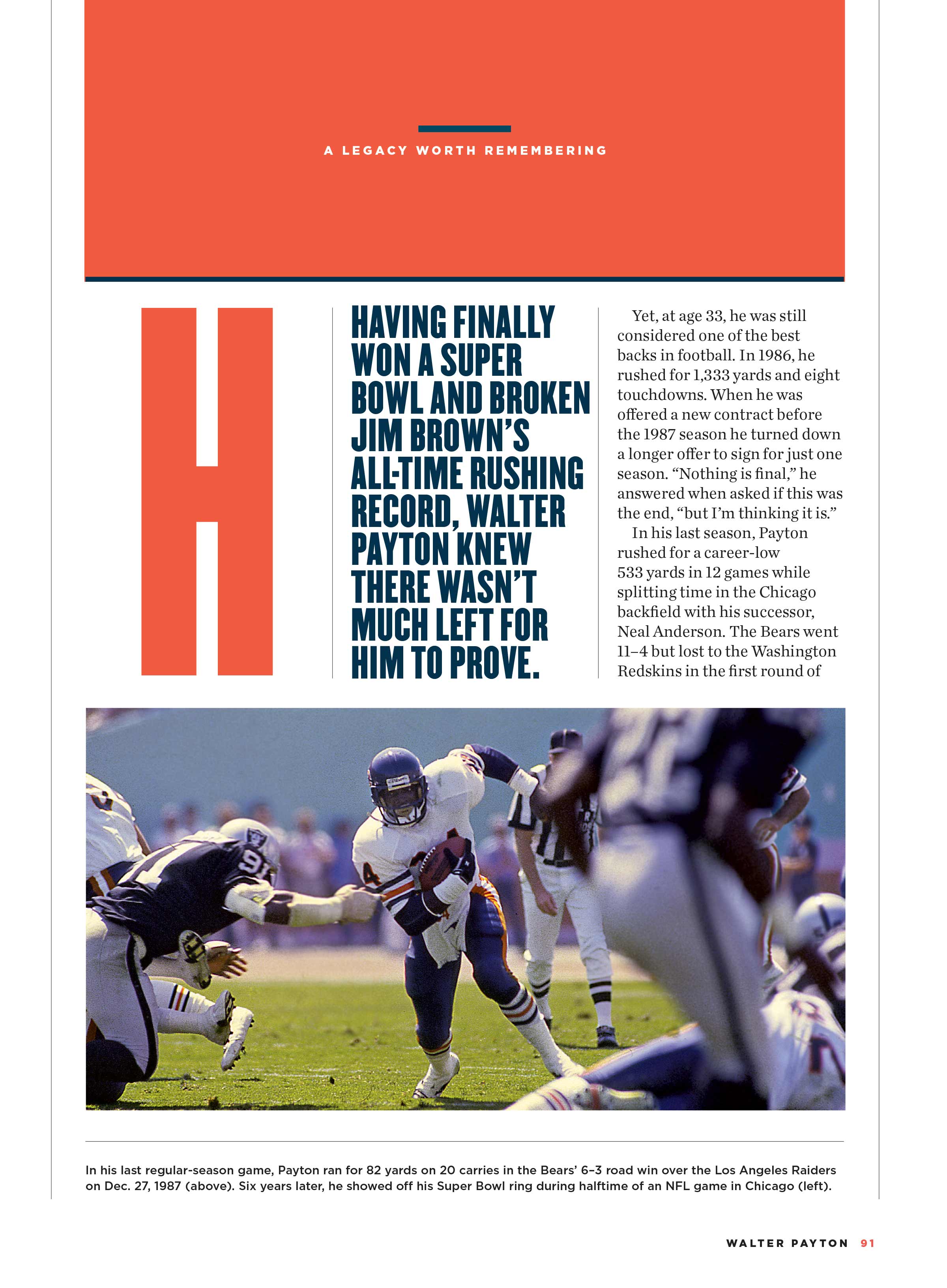 Walter Payton - 25 Year Memorial Tribute: Football Career, Jackson State, NFL Athlete, Running Back, MVP Award, Super Bowl, Chicago Bears, Coach Mike Ditka, Sweetness, Liver Disease, Death & Legacy!