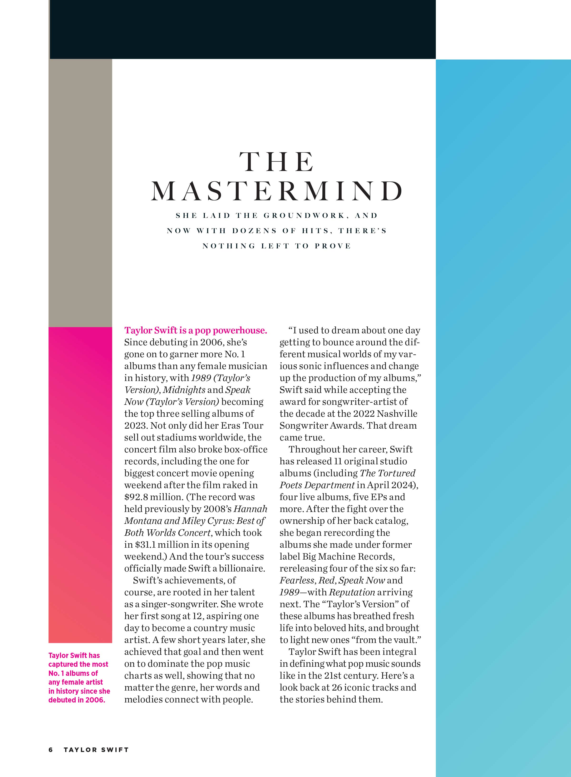 Taylor Swift - Fan Guide: Look Back At 26 Iconic Tracks & Stories Behind Them, Cruel Summer, The Mastermind, Shake It Off, All To Well, Blank Space, Love Story, Style, Look What You Made Me Do & More!