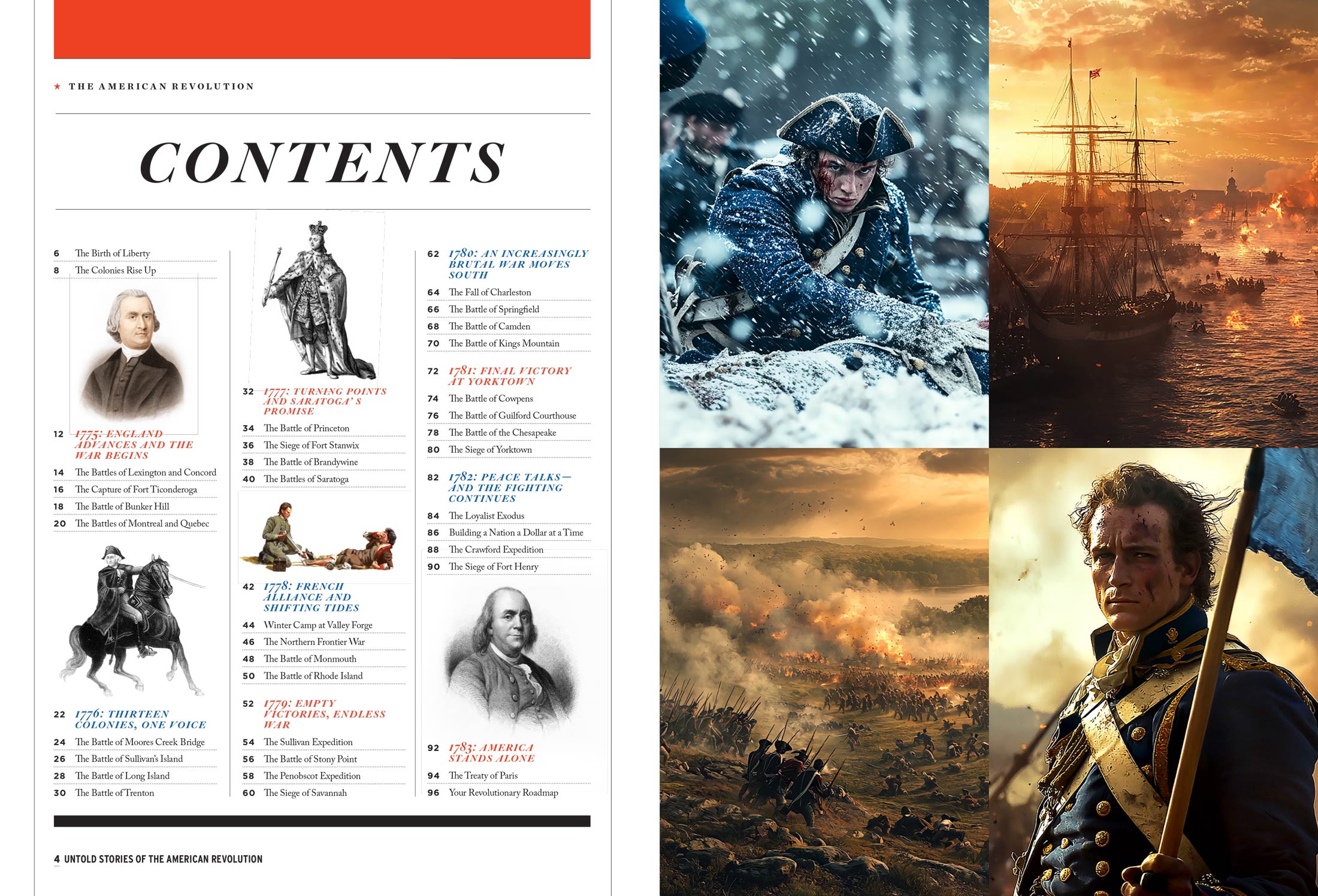 The American Revolution - 250th Anniversary Special Collector’s Edition: Brave Rebels, Key Battles, Historic Milestones, AI-Enhanced Images That Bring The Birth Of A Nation To Life & More!