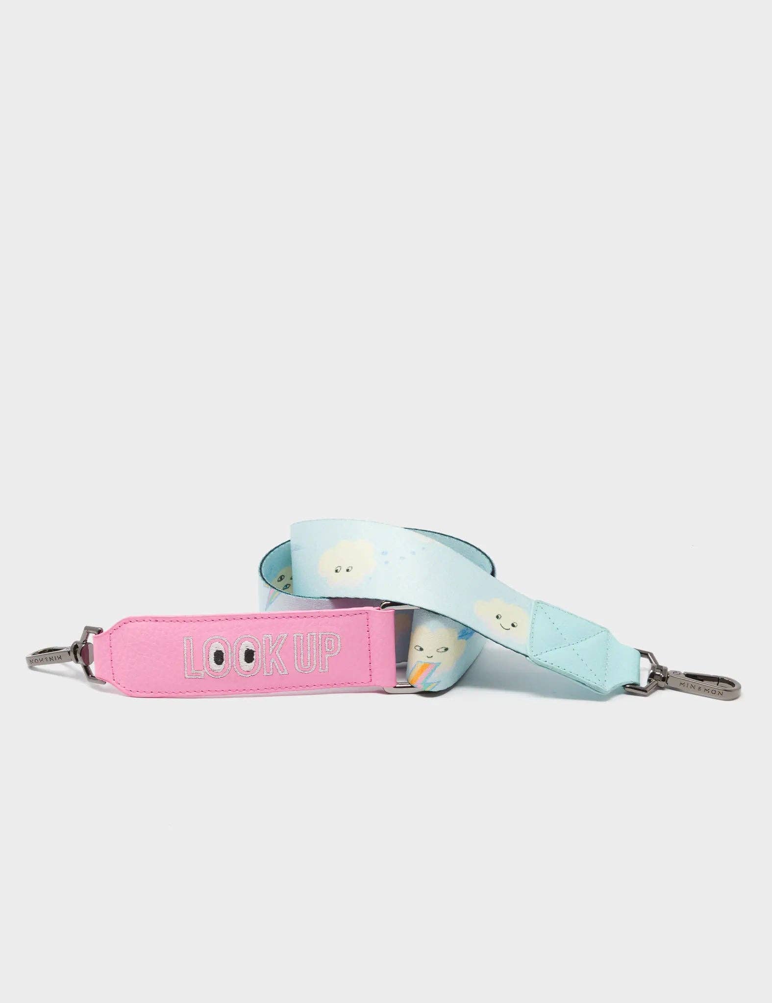 Detachable Water Ballet Blue Nylon Strap - Happy Clouds