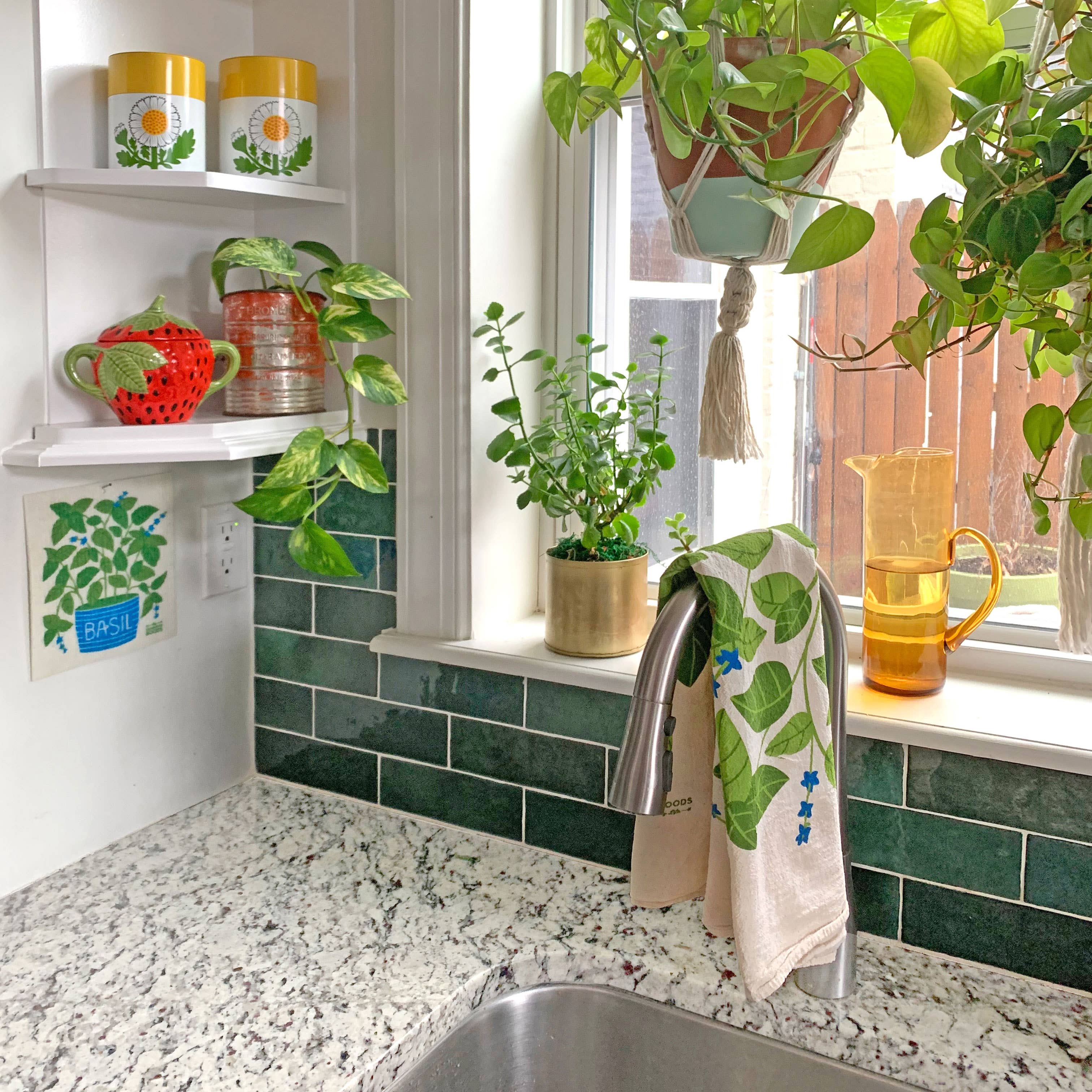 Basil Tea Towel