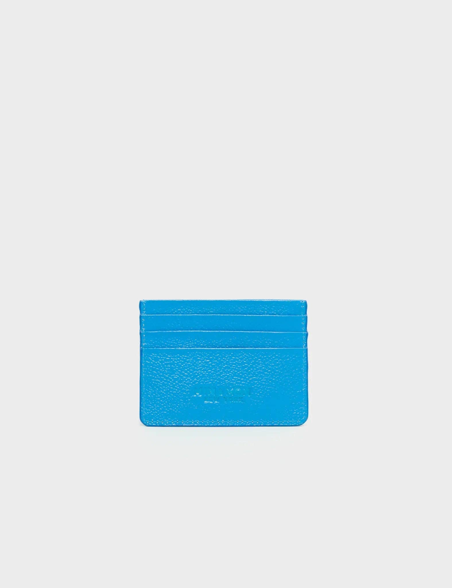 Filium Ibiza Blue Leather Cardholder - Look Up ๐