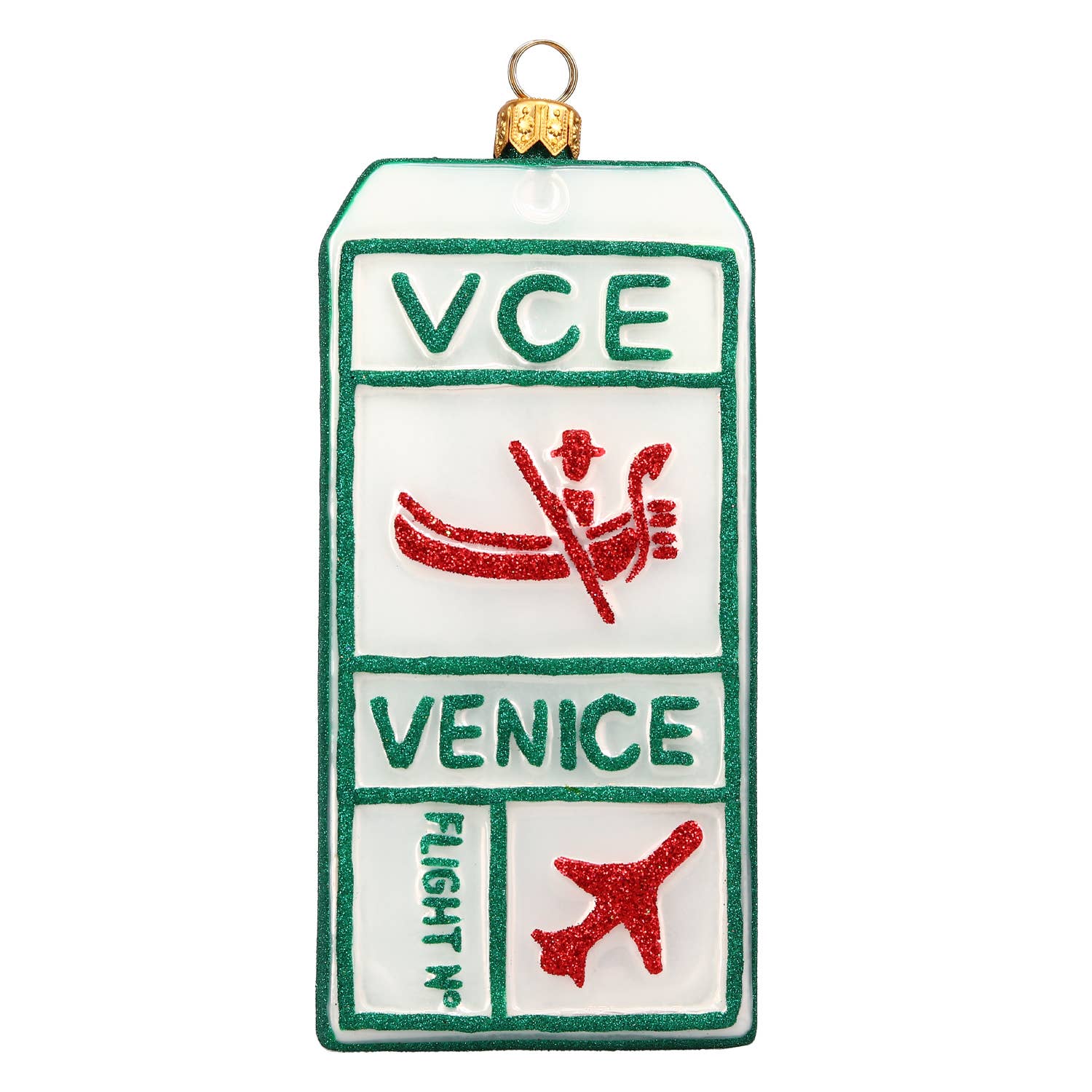 Venice Italy Lugagge Tag Ornament