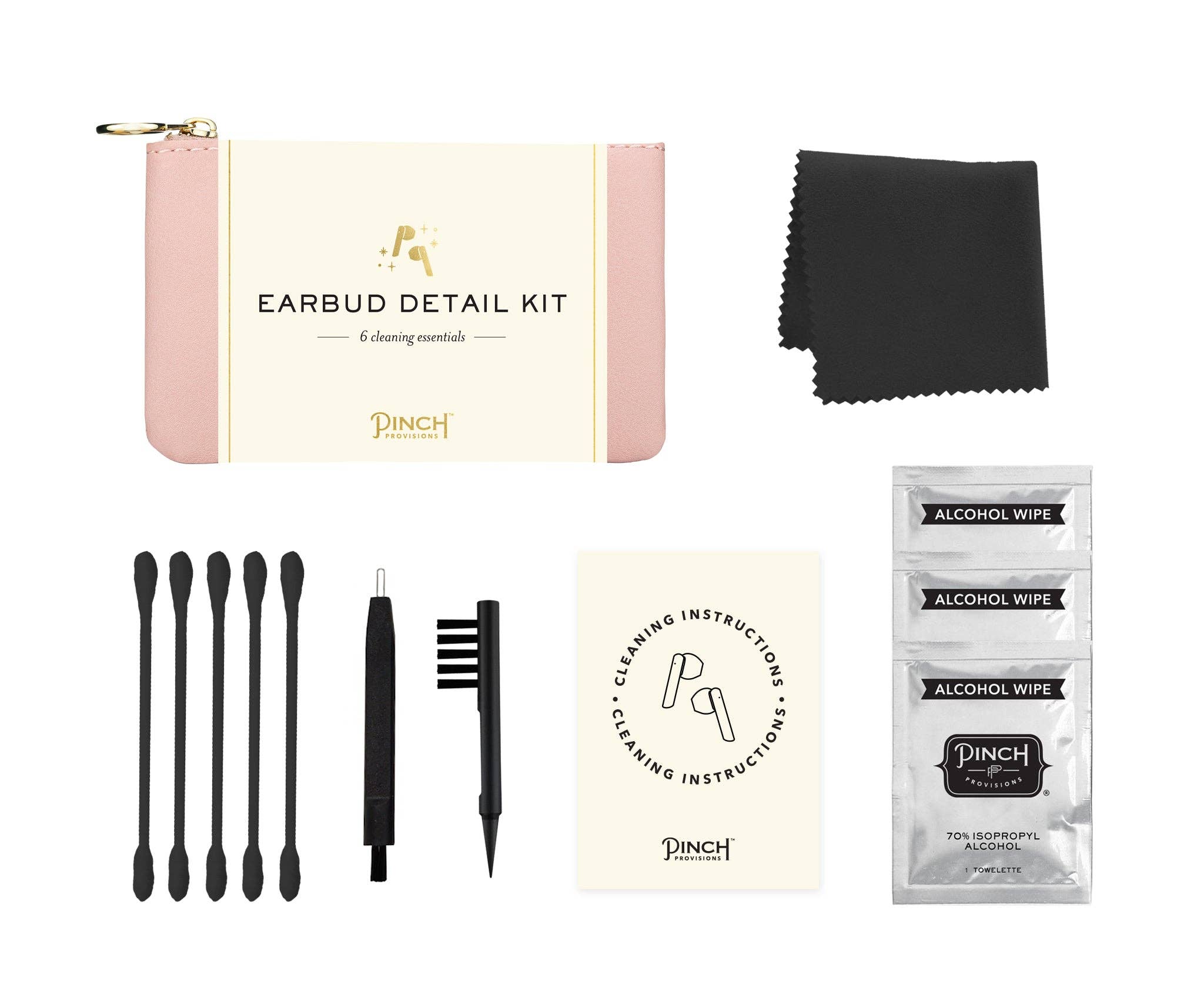 Earbud Detail Kit | Vegan Leather, Unique Tech Gifts