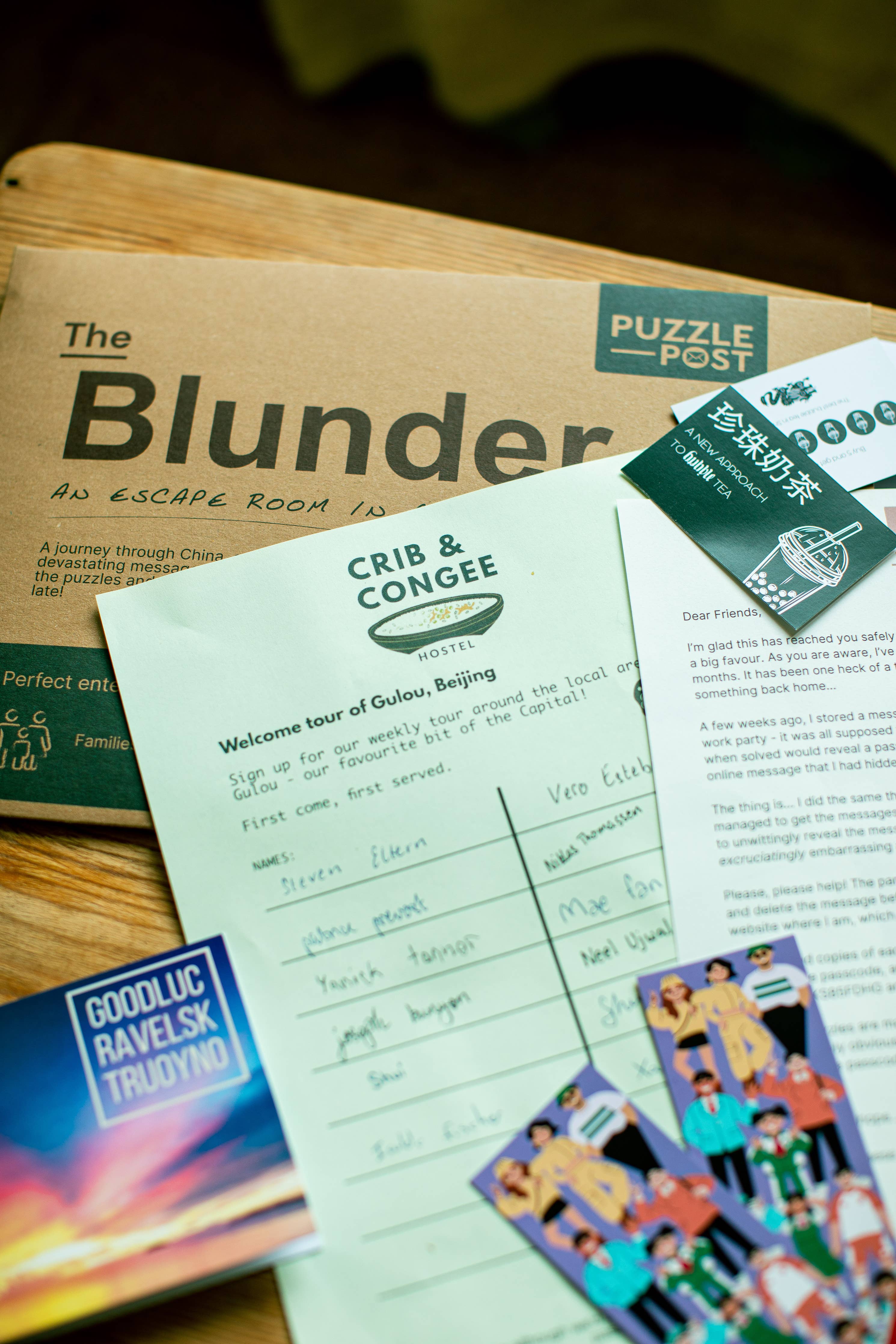 Escape Room | Puzzle Game | Board game | The Blunder