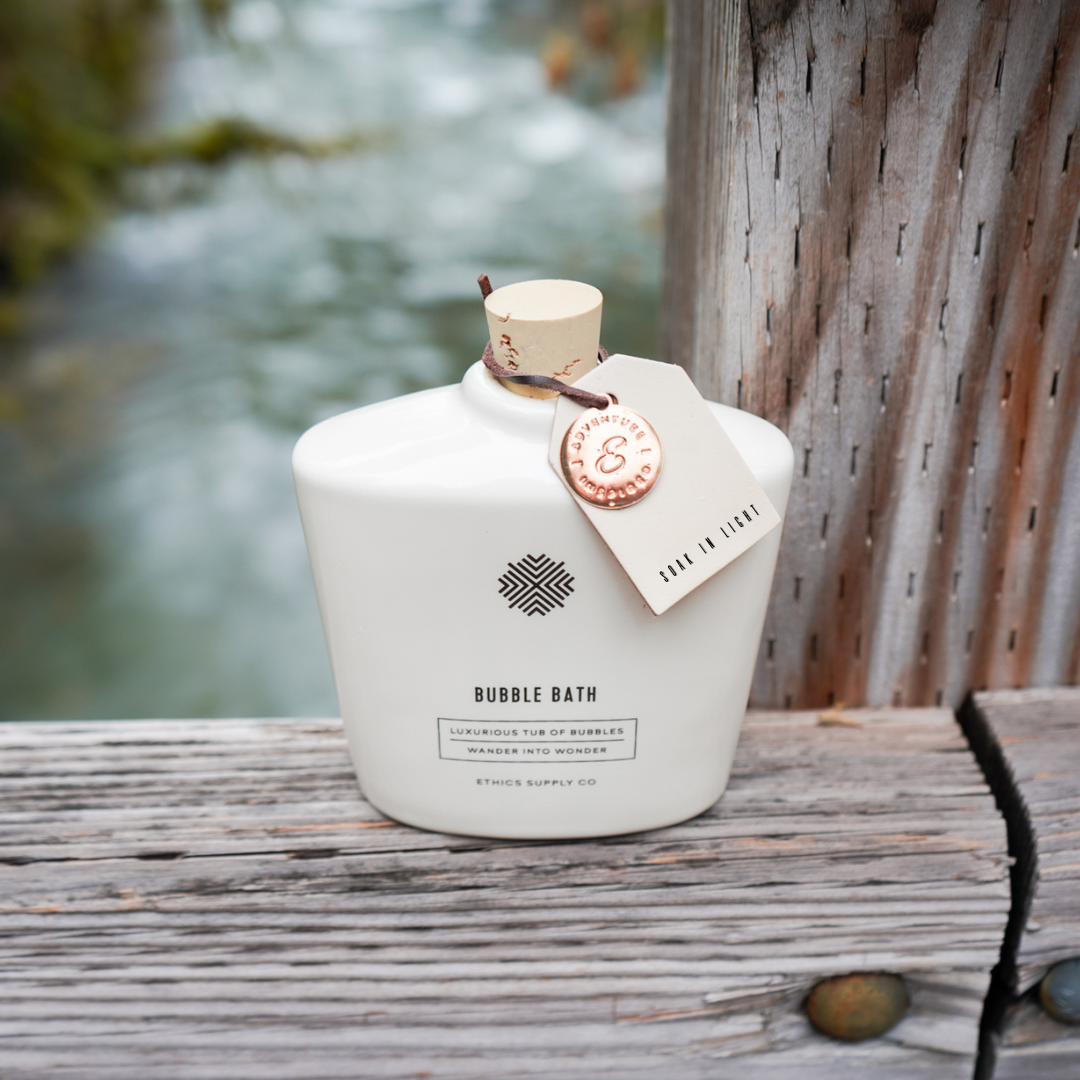 Soak in Light Ceramic Bubble Bath