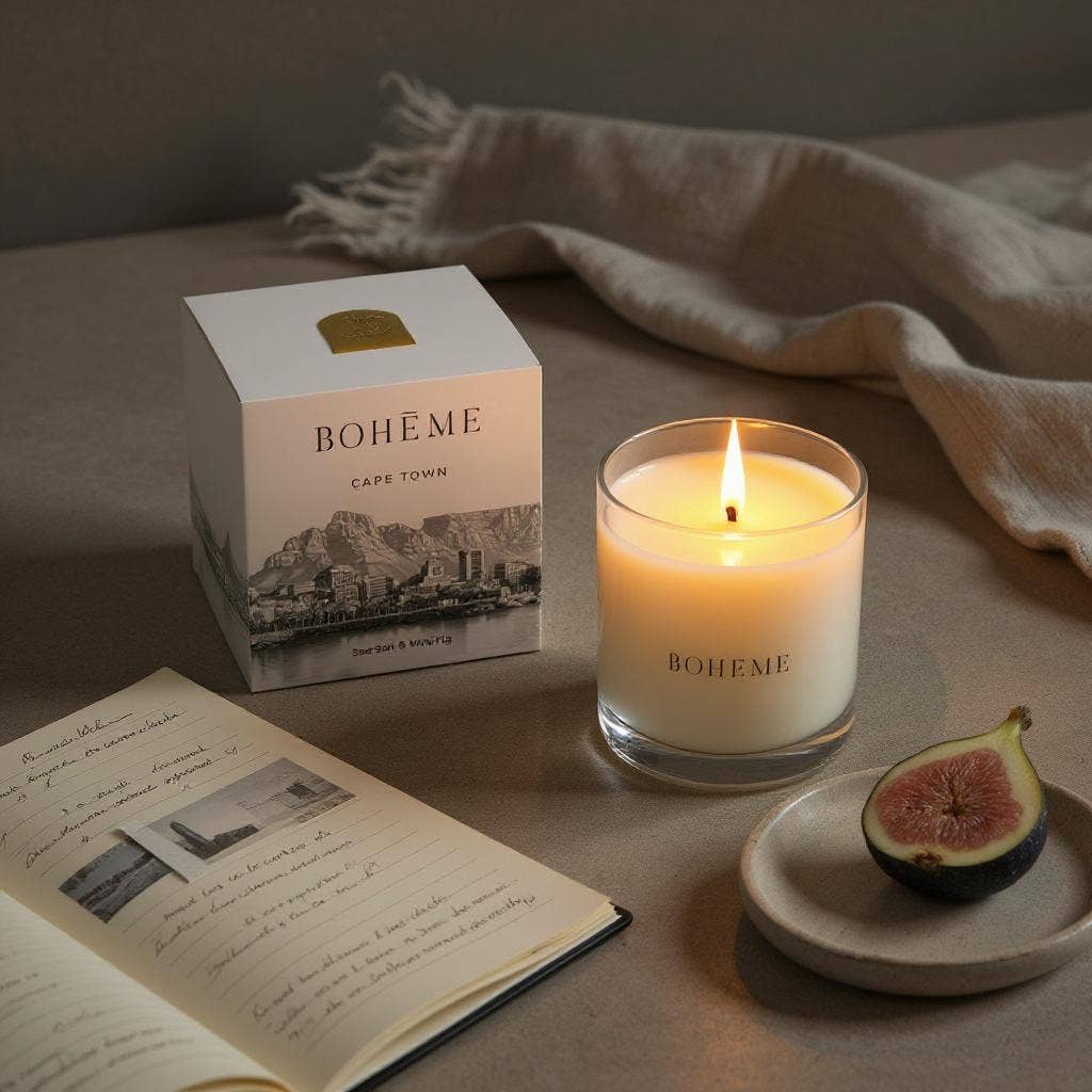 Cape Town Candle Wholesale – Sea Salt, Wild Fig & Jasmine
