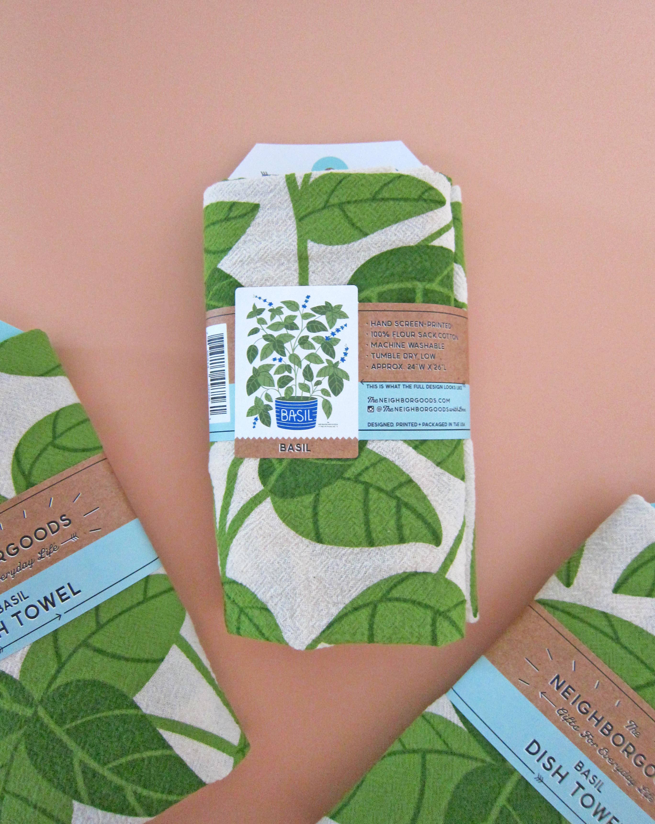 Basil Tea Towel
