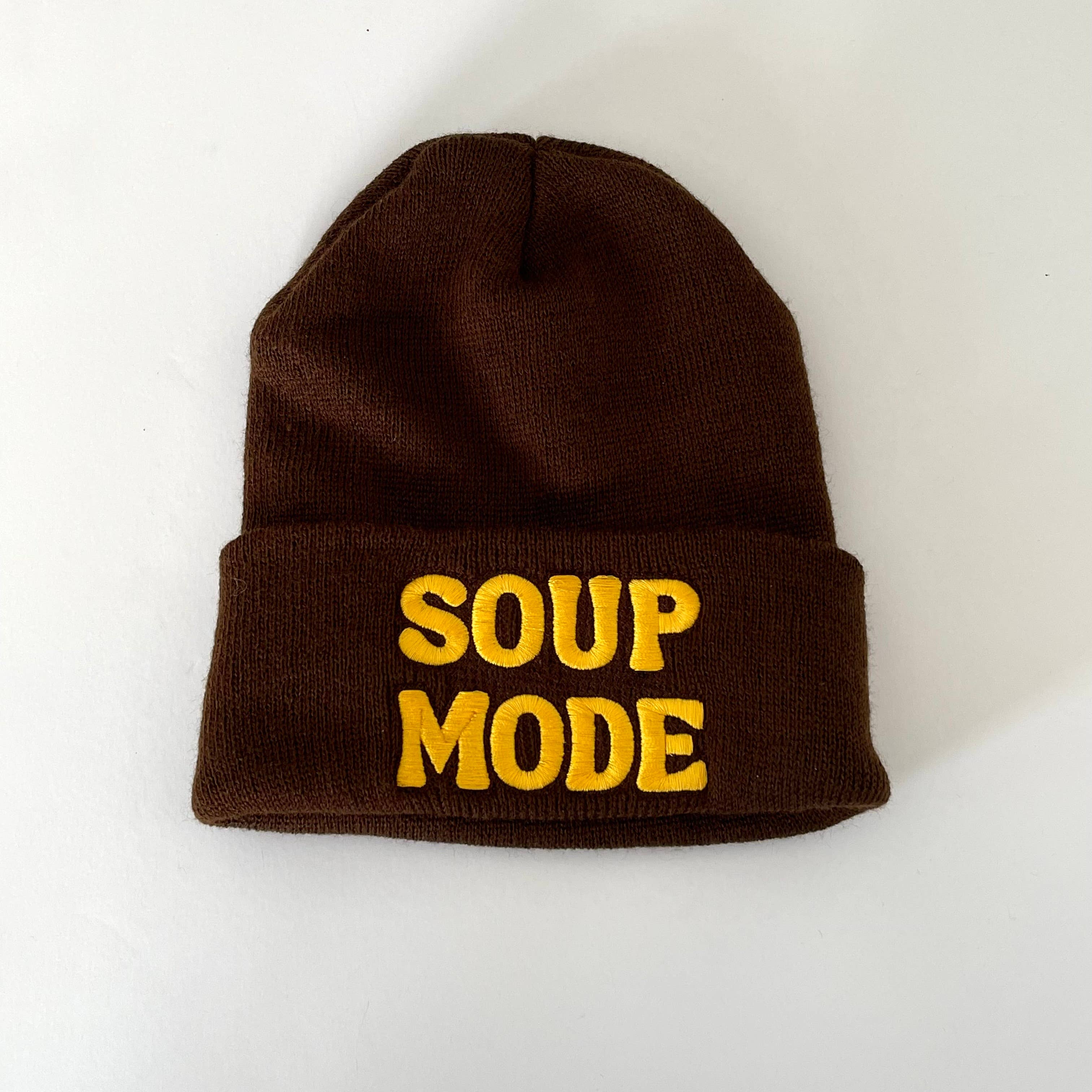 Soup mode knit beanie Winter hat Made in America usa