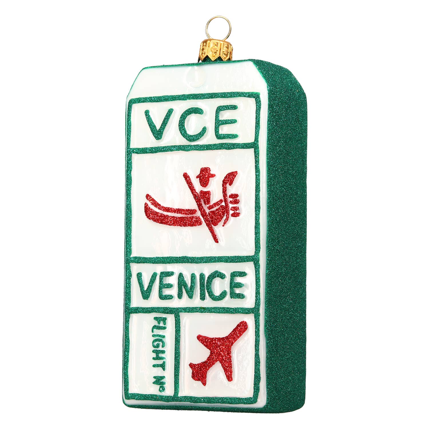 Venice Italy Lugagge Tag Ornament