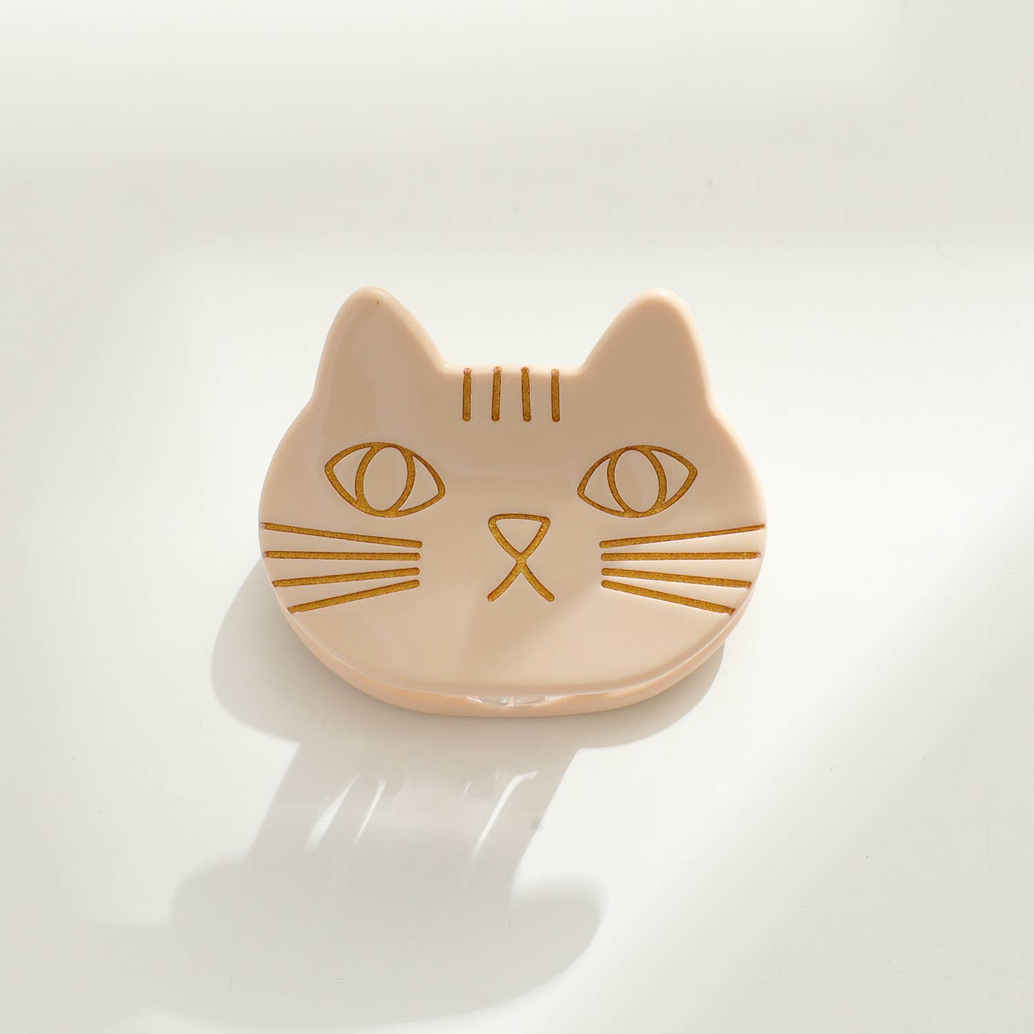 Ginger | Small Cat Face Claw Clip