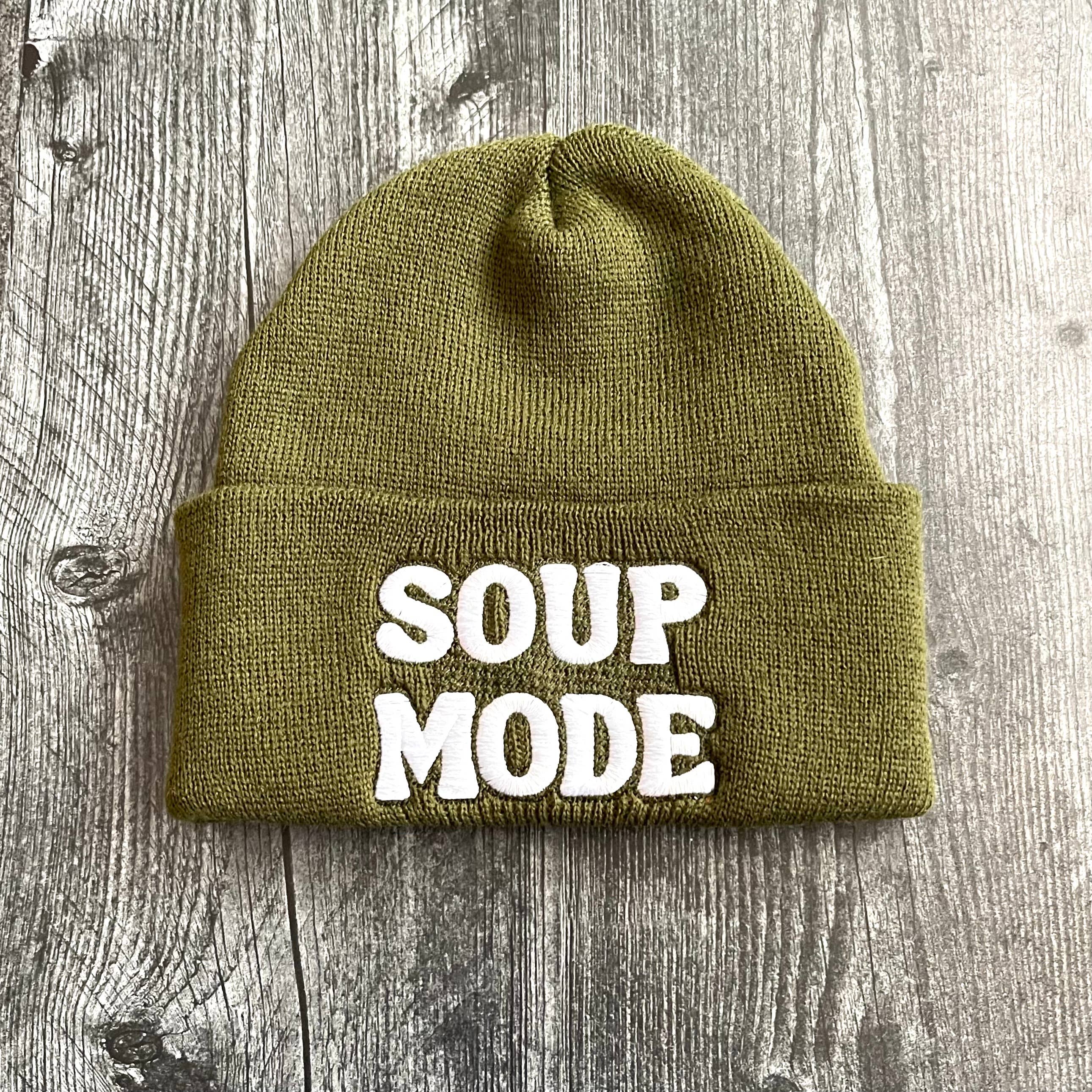 Soup mode knit beanie Winter hat Made in America usa