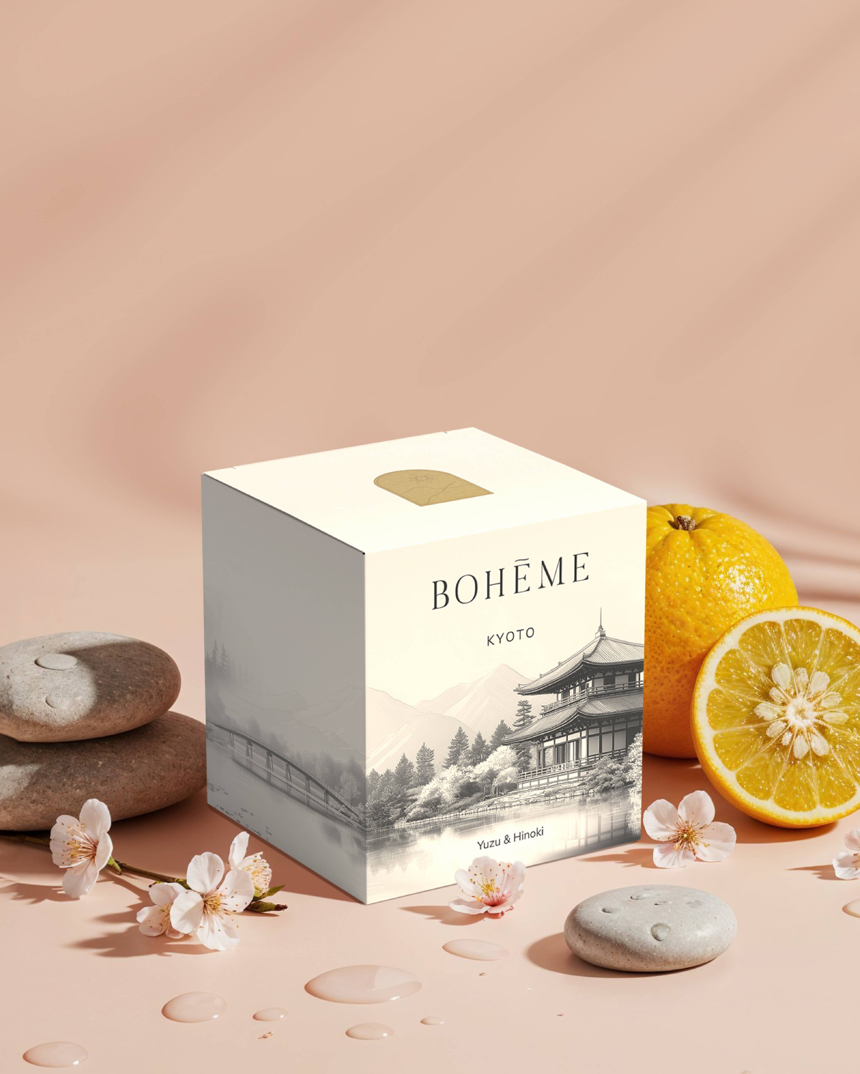Kyoto Wholesale Candle – Yuzu, Hinoki & Cherry Blossom