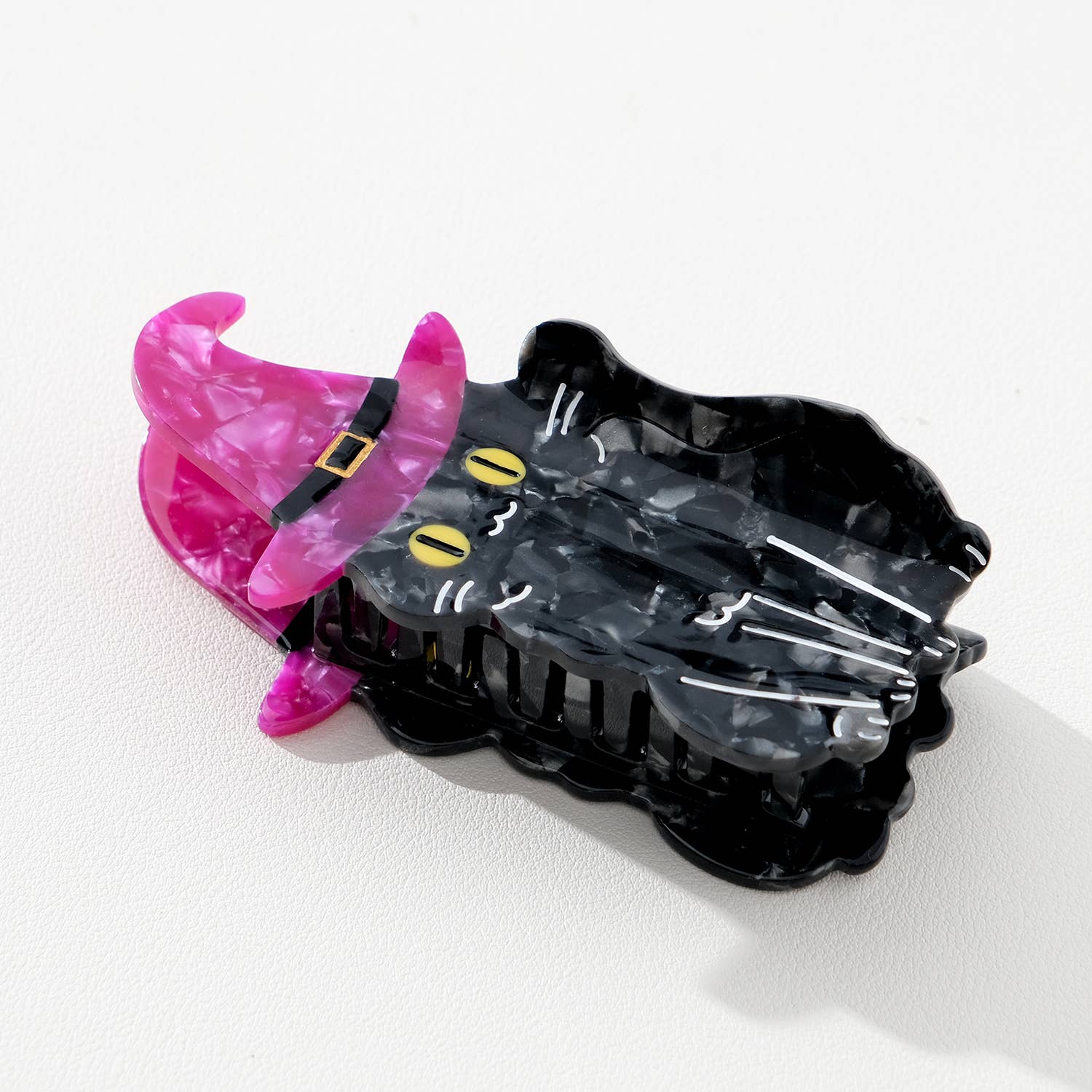 Witchy Black Cat | Halloween Claw Clip