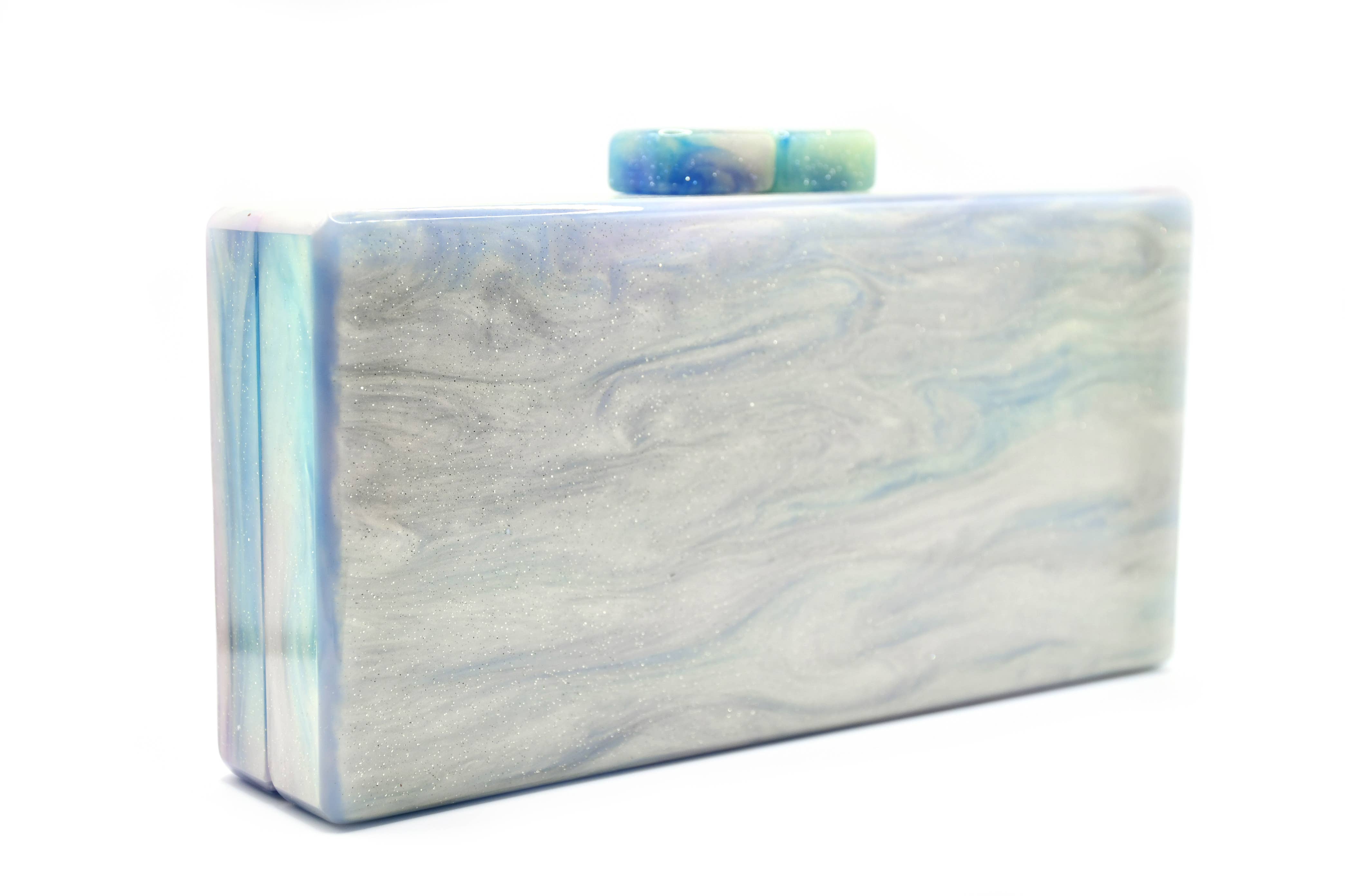 7023 - Opalescent Rectangular Clutch