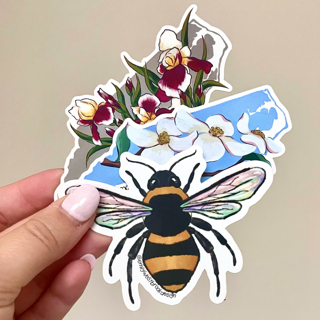 North Carolina State Flower Sticker