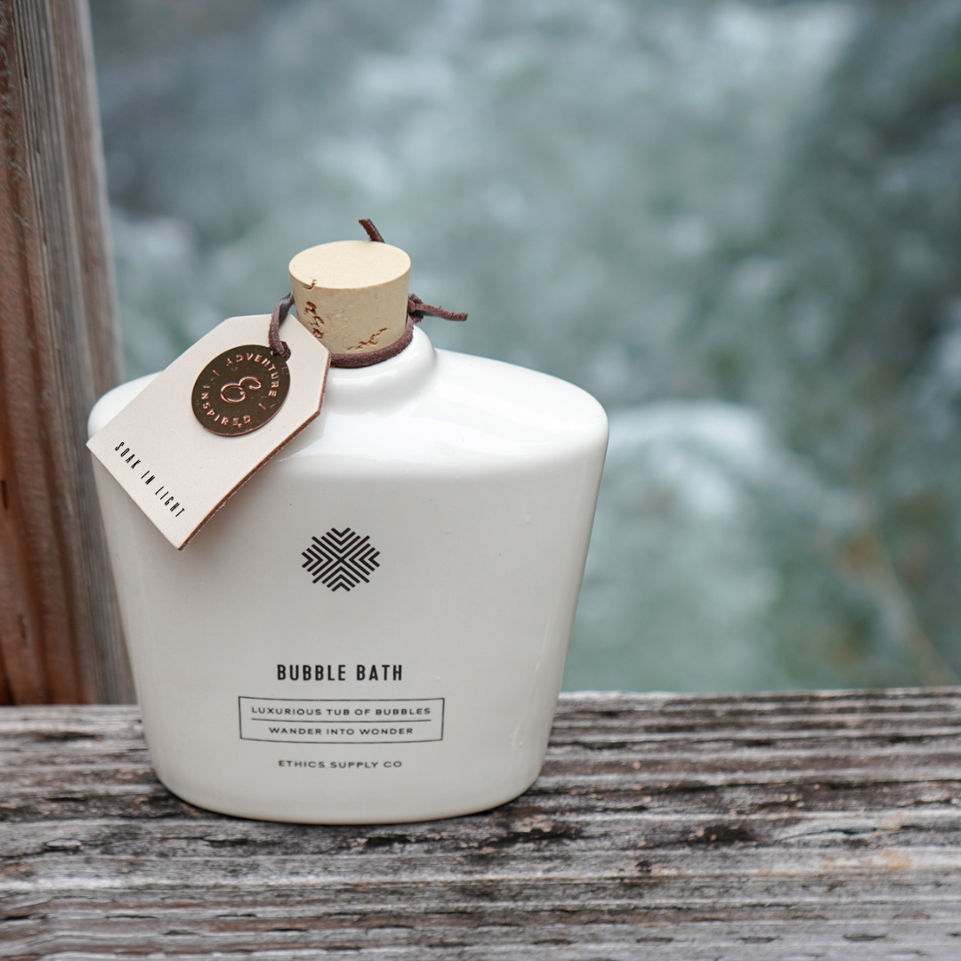 Soak in Light Ceramic Bubble Bath