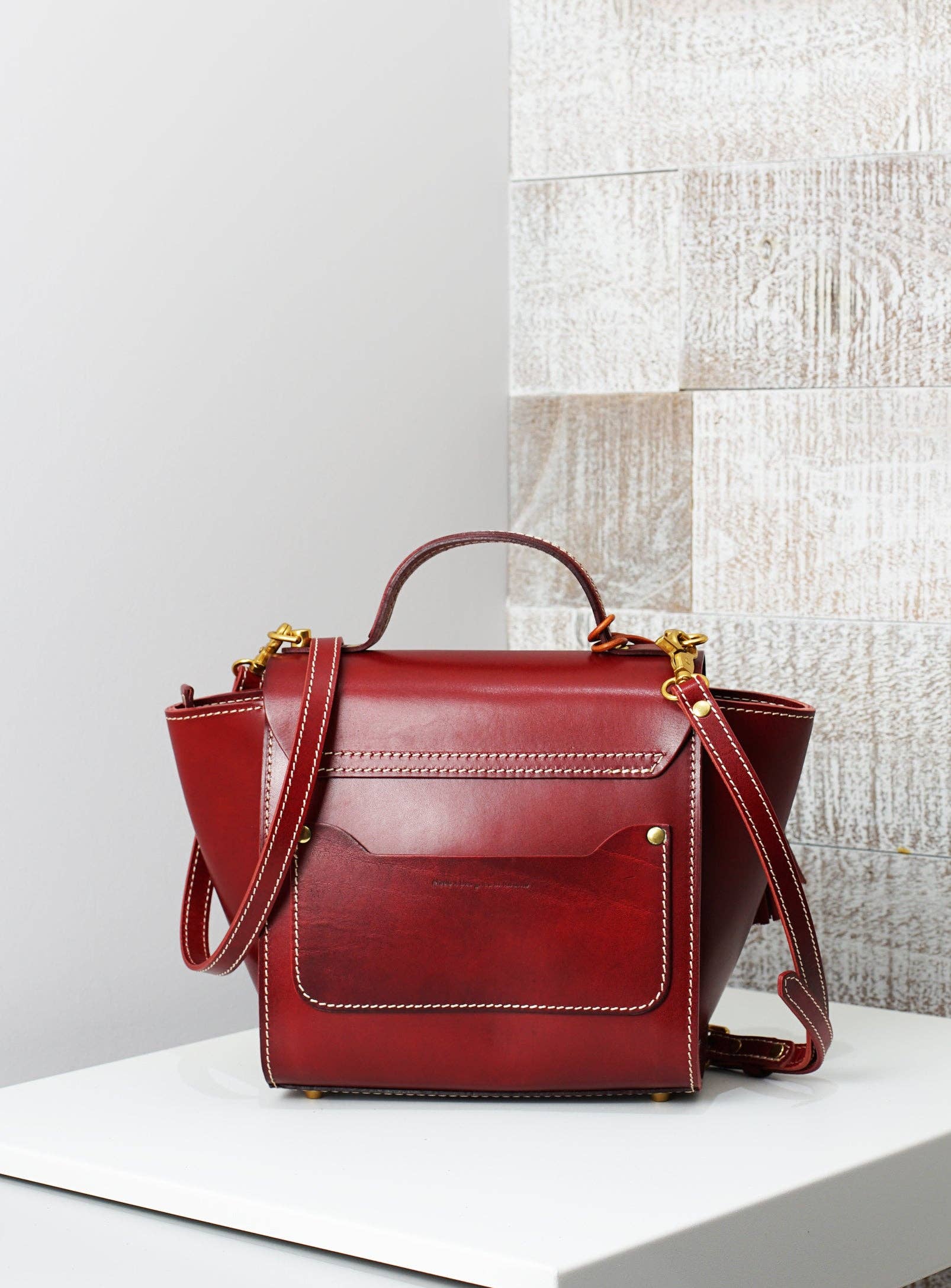 Vive 2.0 Classic Top Handle Satchel - Ruby