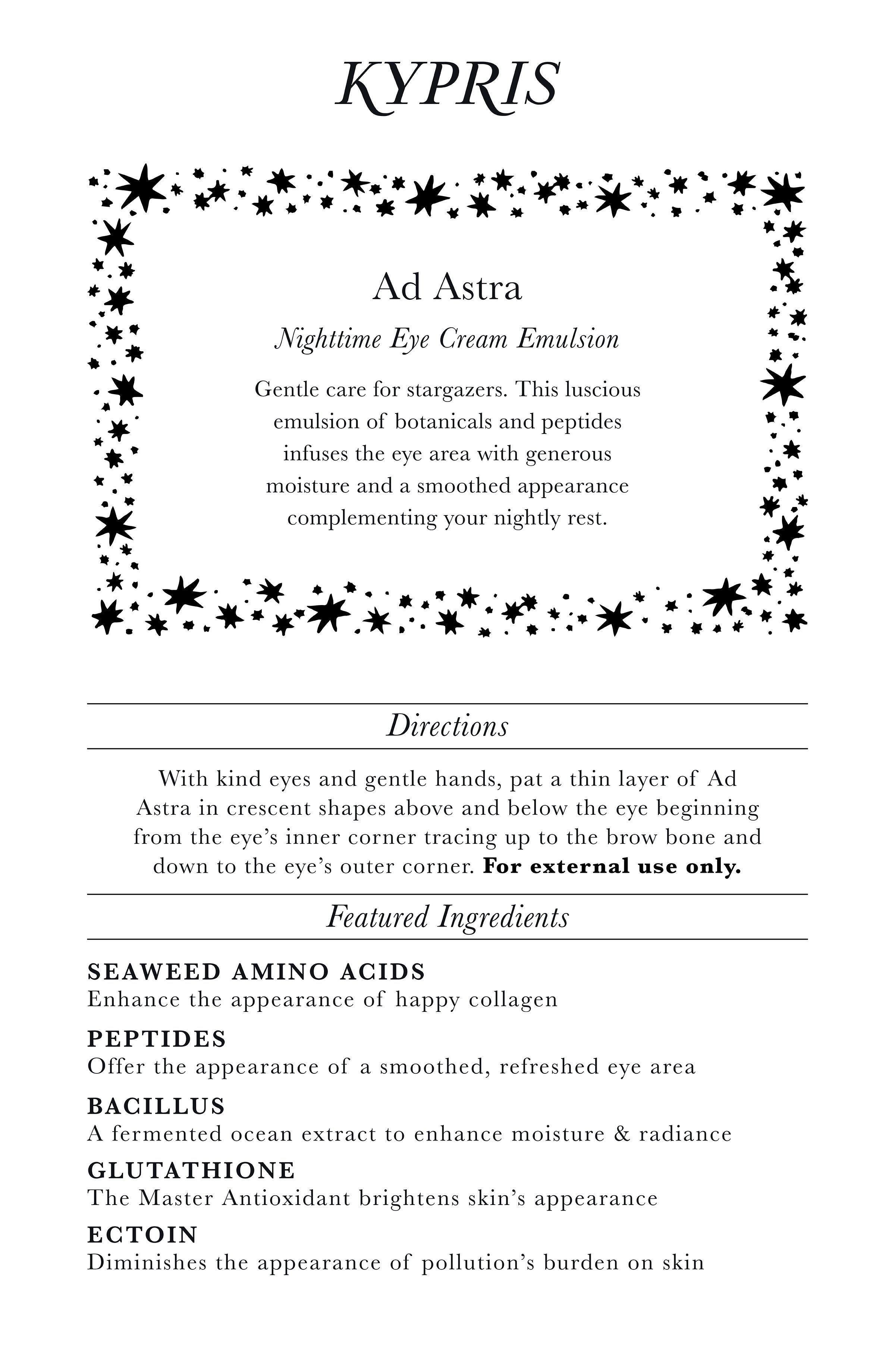 Ad Astra - Rich Nighttime Eye Cream