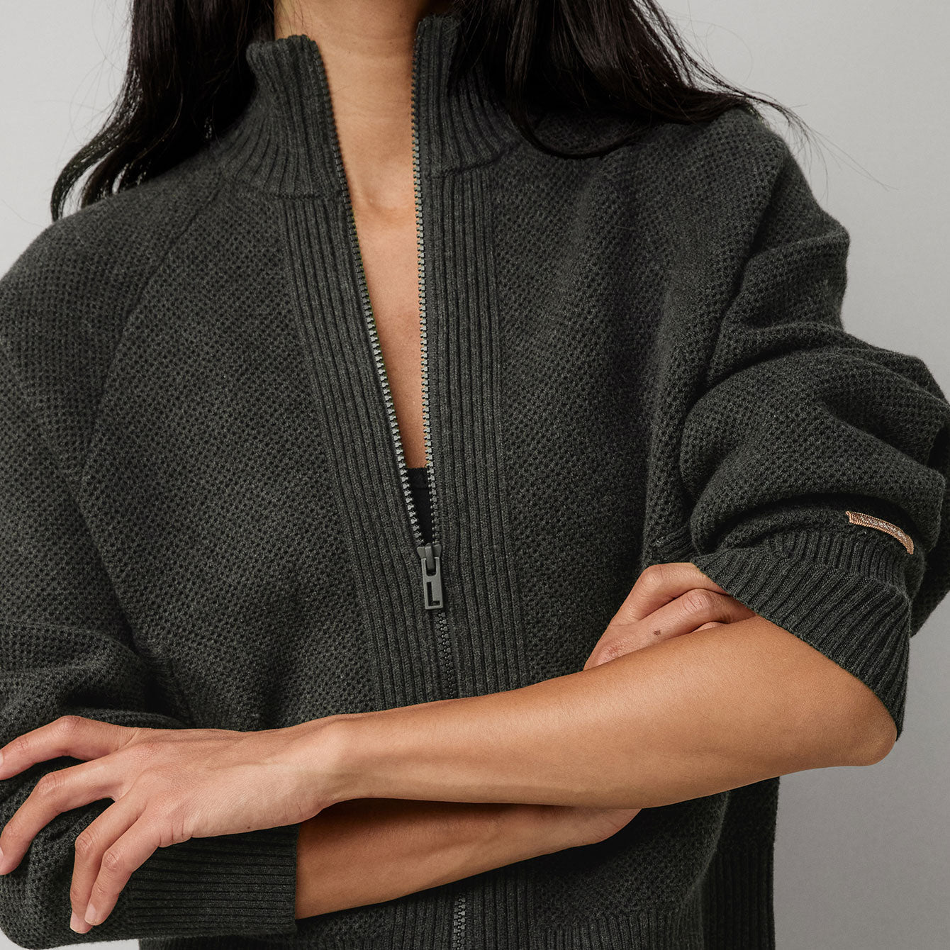 Cottonsilk™ Bomber Zip Up