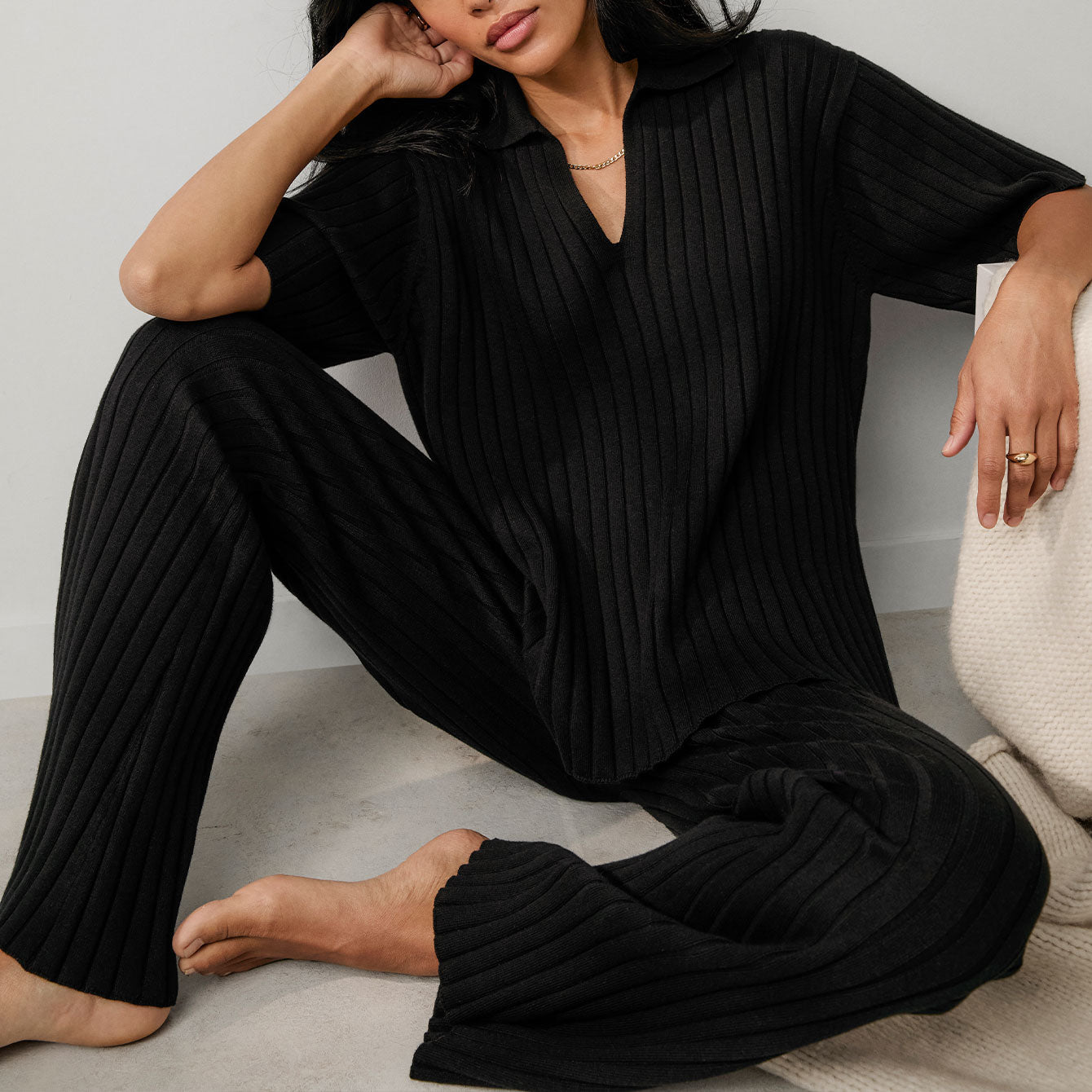 Cottonsilk™ Ribbed Tunic