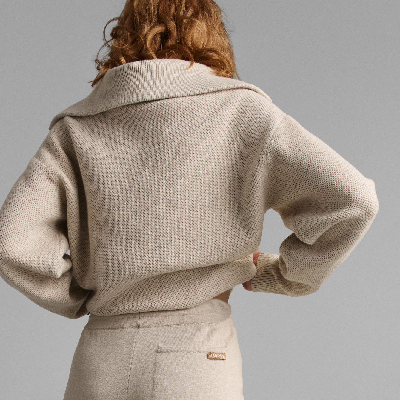 Cottonsilk™ Collared Half Zip