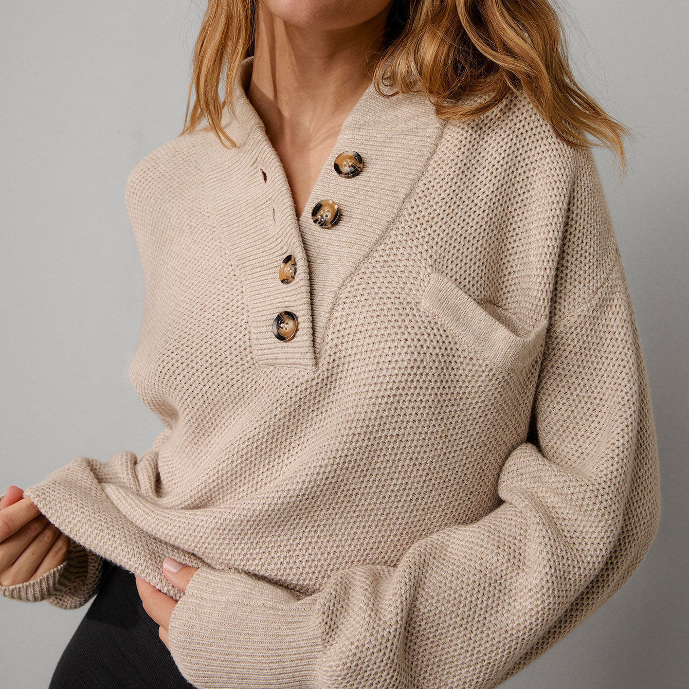 Cottonsilk™ Pocket Henley