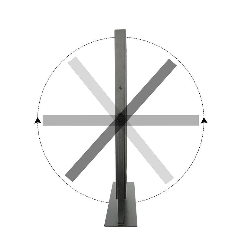 12 Bulb Vanity Mirror - Black