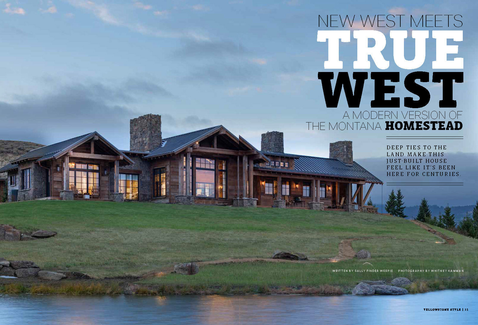 Yellowstone Style - Modern Cowboy Living: Western Homes, Dutton Ranch, Barn, Interior Design, Rustic, John Wayne, Montana Homestead, Cowgirl Style, National Parks, Historic Structures & American West!