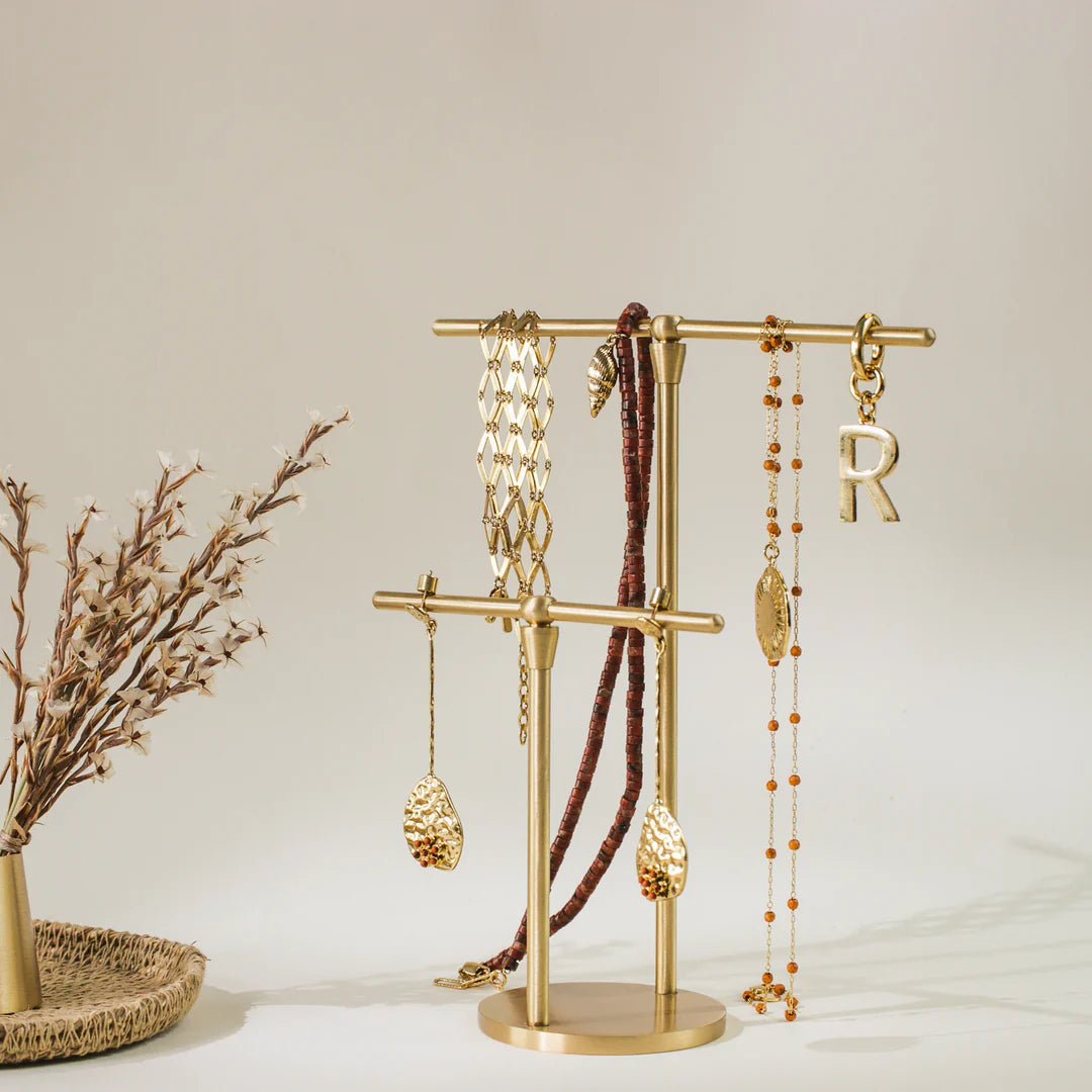 Brass Jewelry Stand