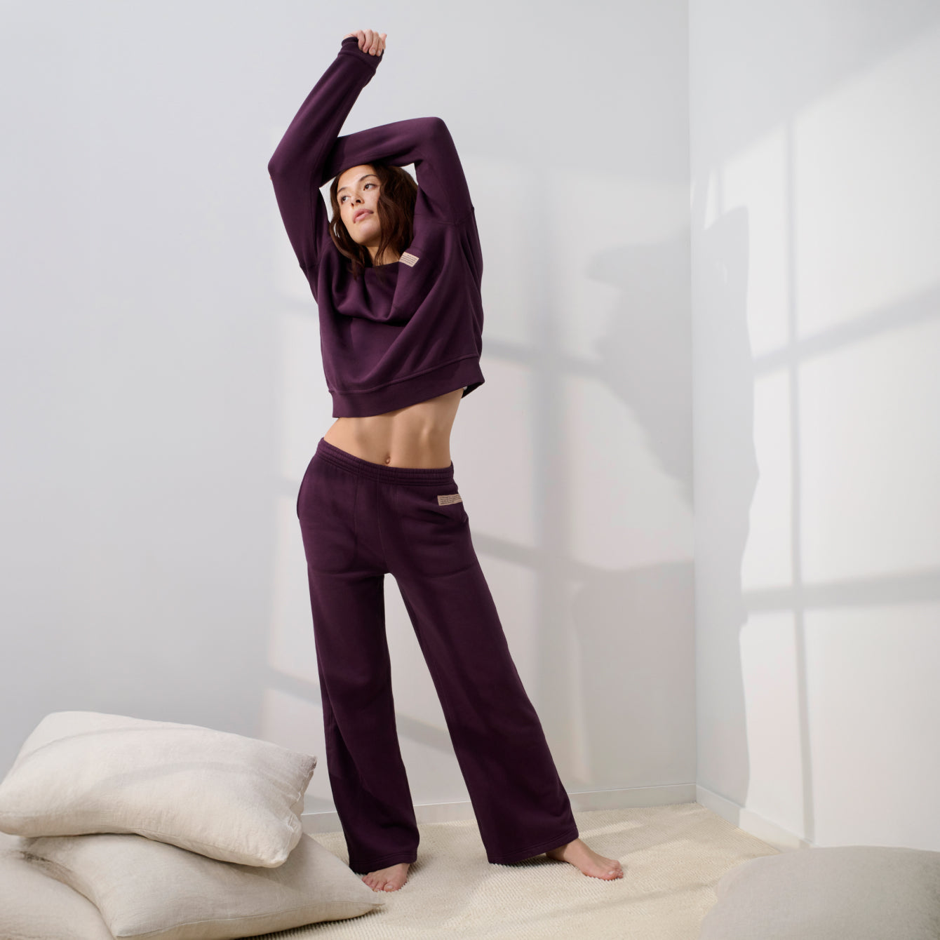 Silksweats™ Midweight Reversible Straight Leg