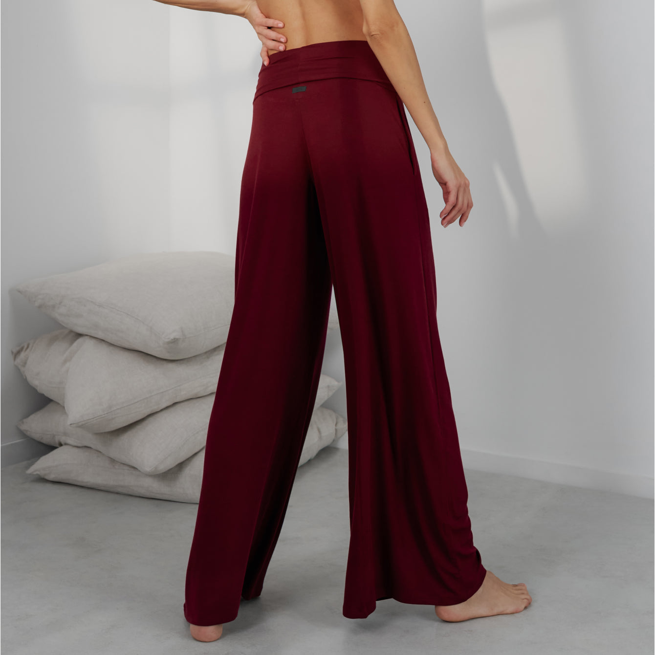 Soft Modal Rib Foldover Pant
