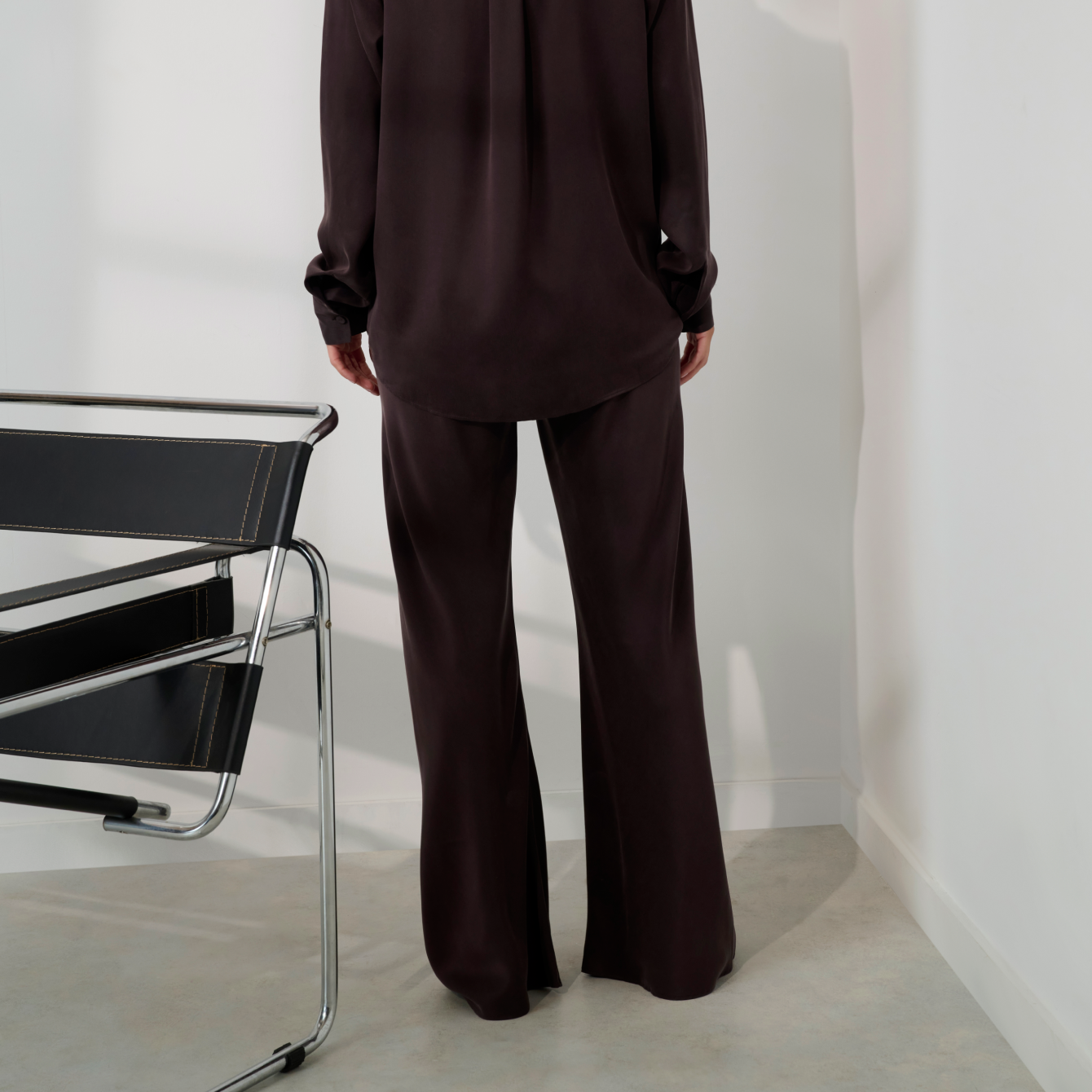 Washable Silk Bias Pant