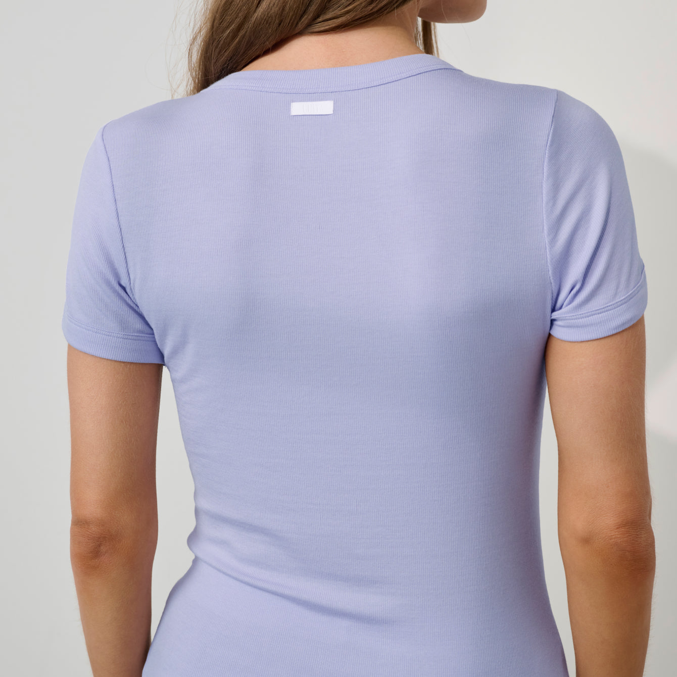 Soft Modal Rib Tee Short Set