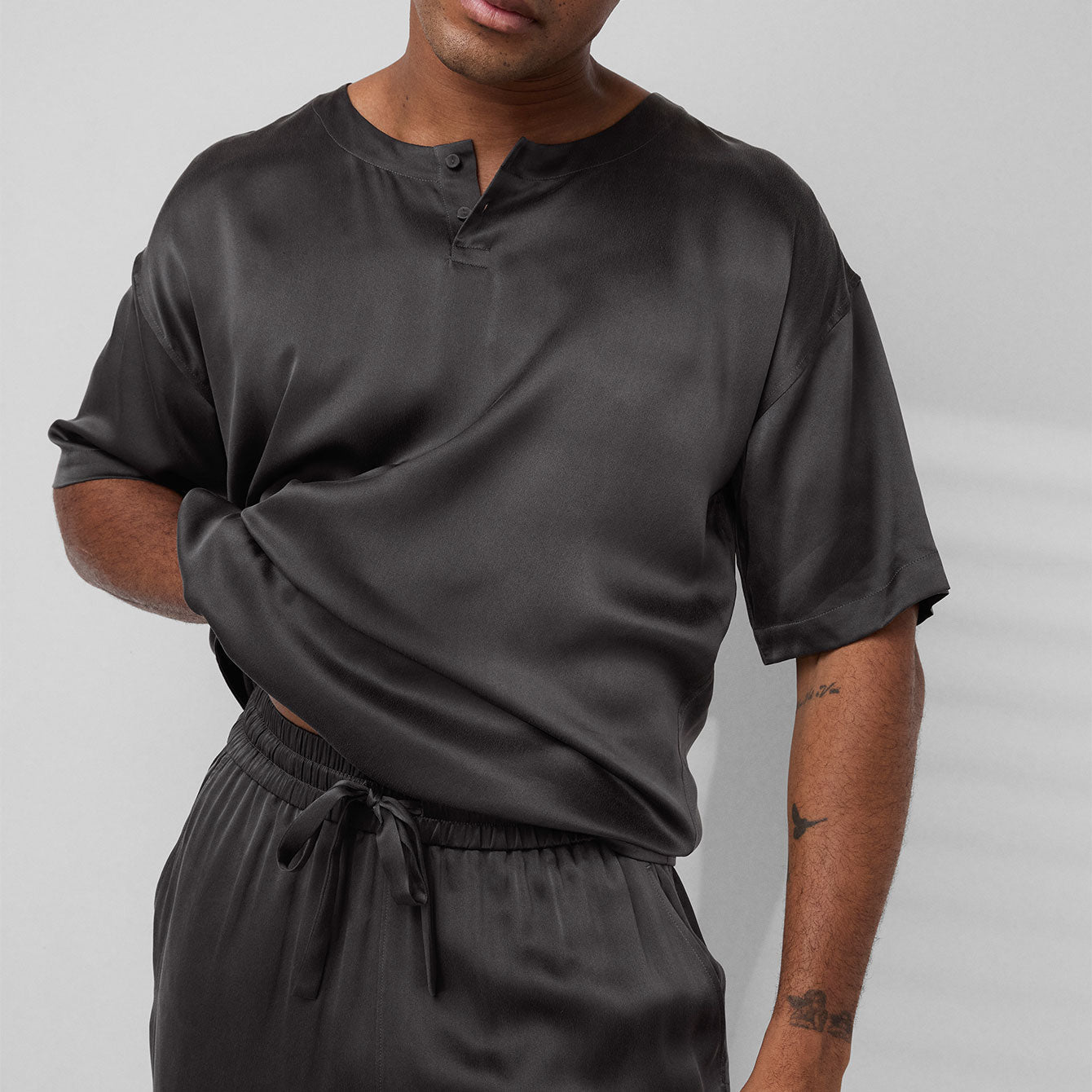 Men's Washable Silk Set