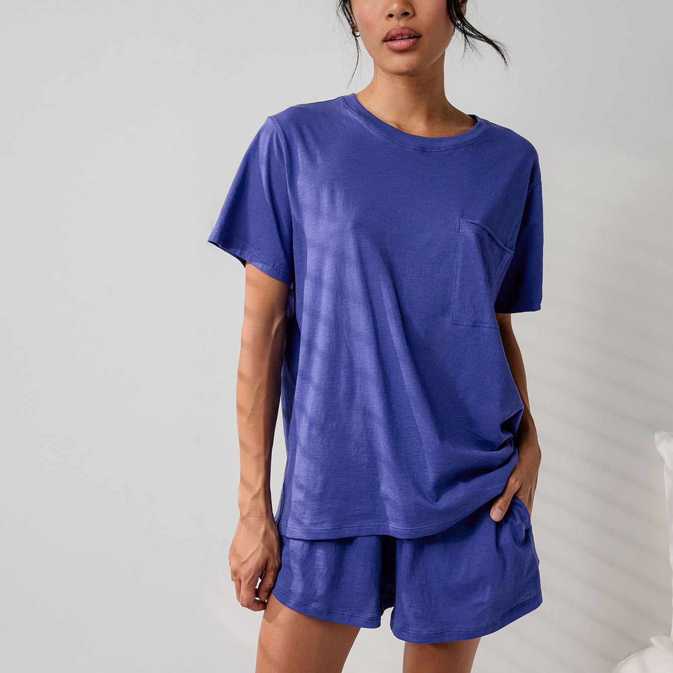 Organic Pima Tee Short Set