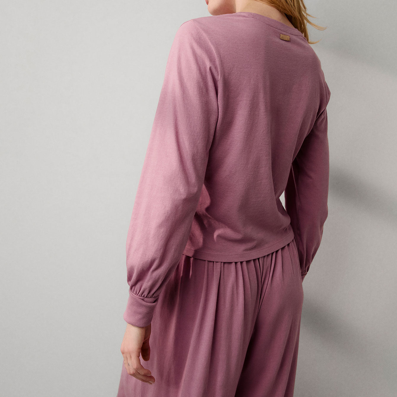 Organic Pima Crew Neck Long Sleeve