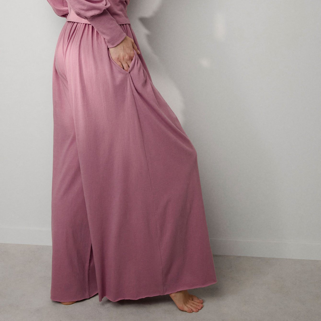 Organic Pima Wide Leg Pant
