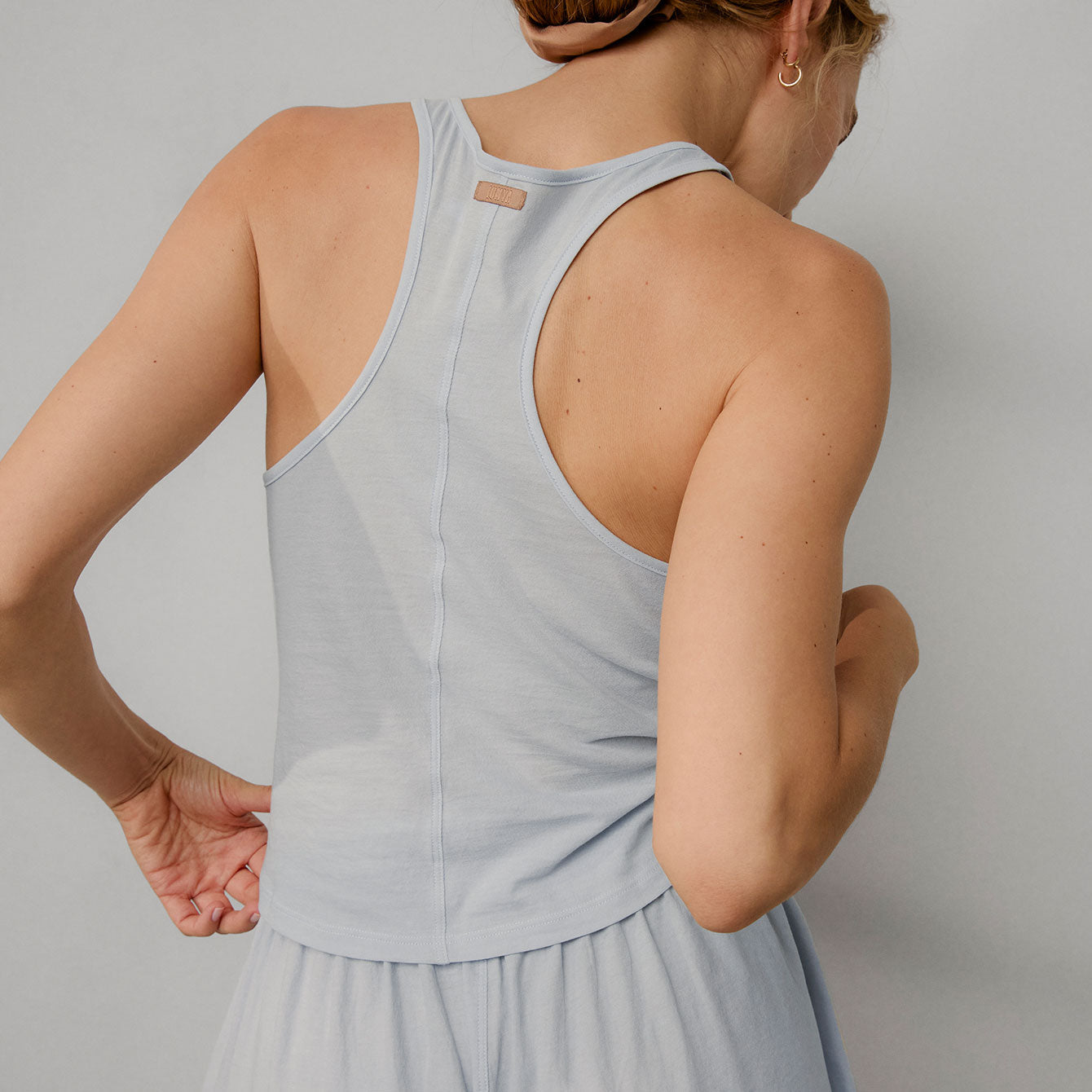 Organic Pima Curved Hem Tank